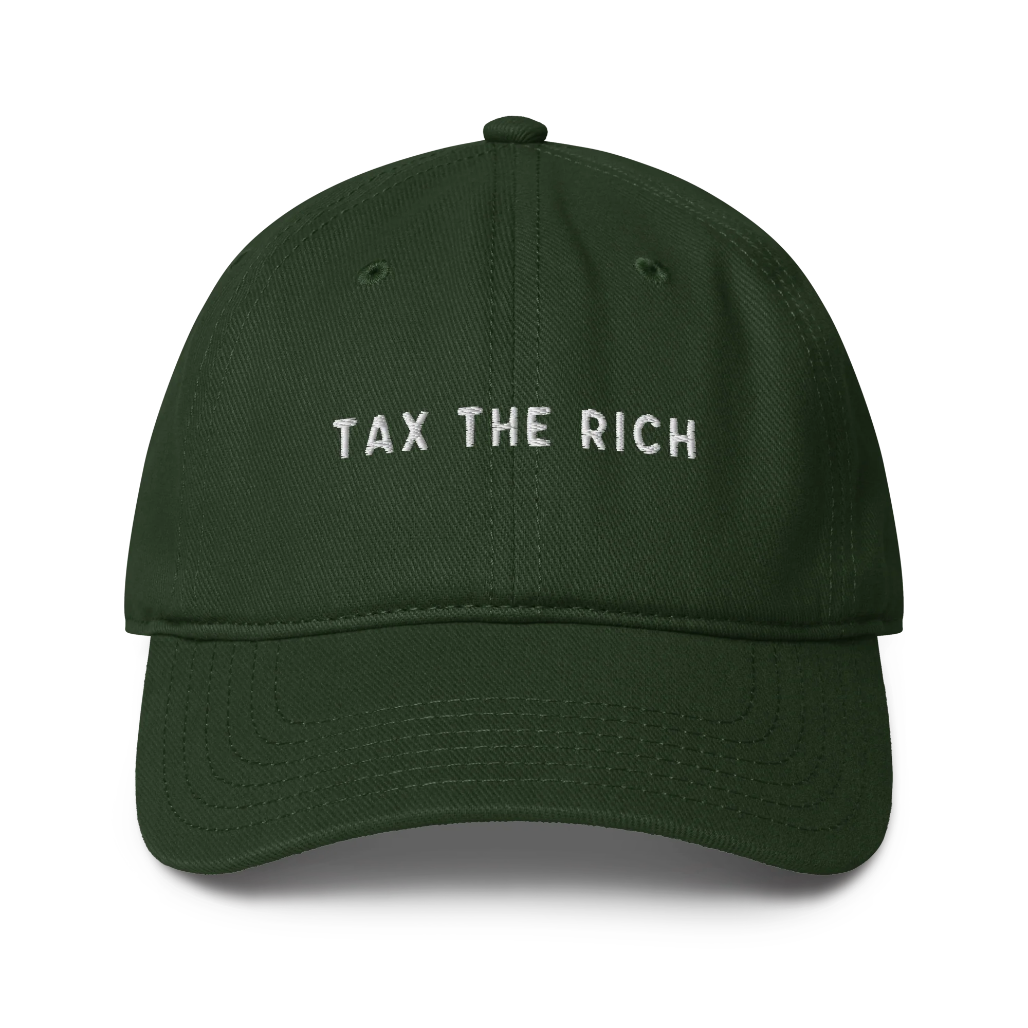 Tax The Rich Embroidered Baseball Cap