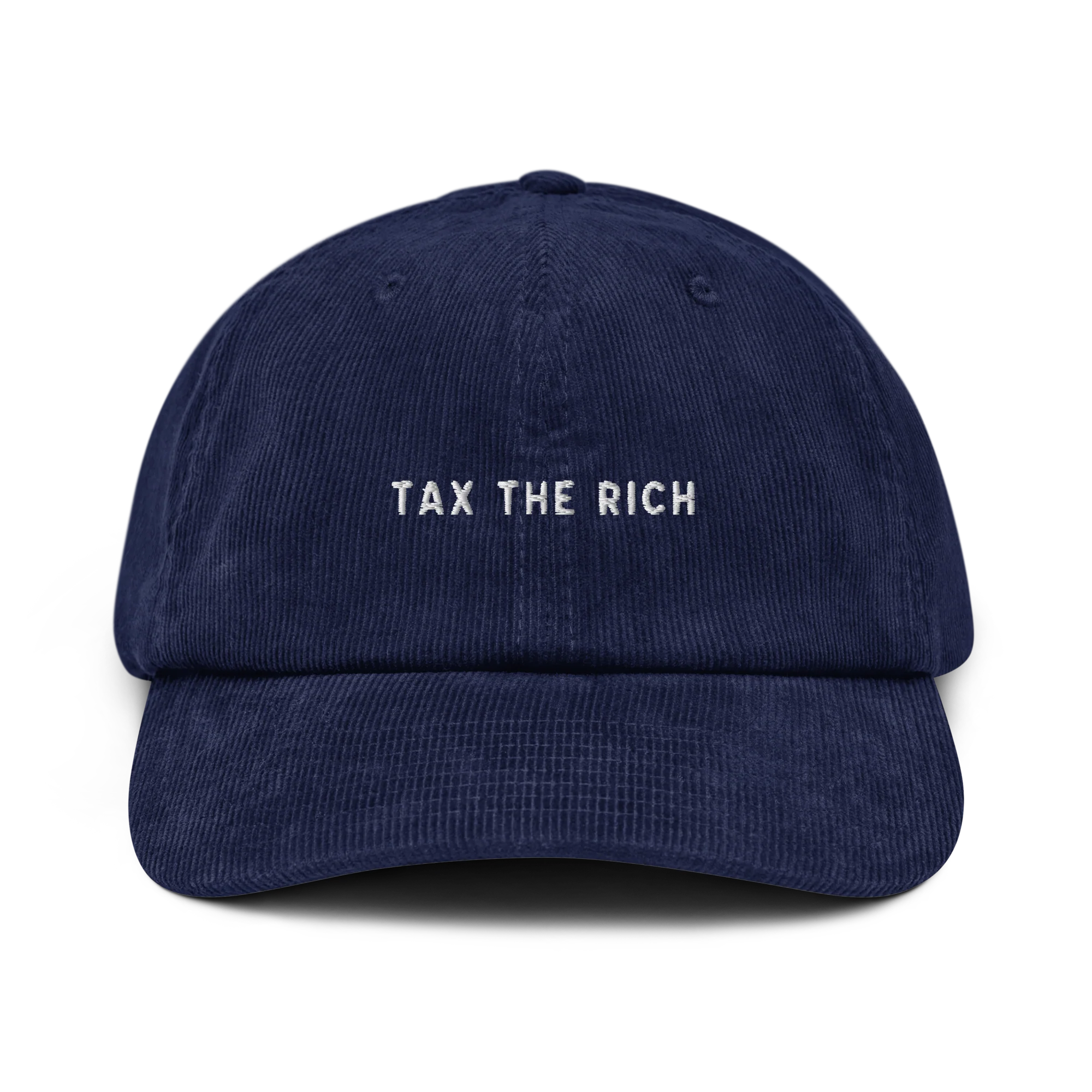 Tax The Rich Embroidered Corduroy Hat - Image 4