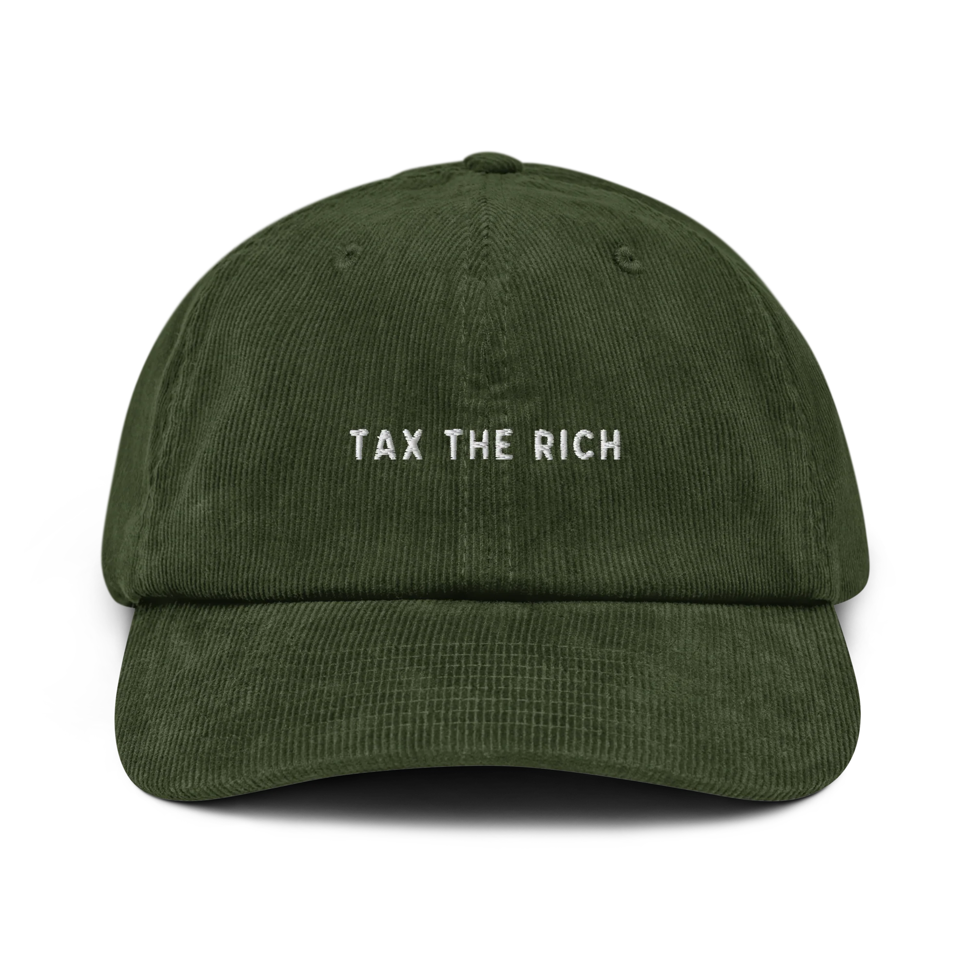 Tax The Rich Embroidered Corduroy Hat - Image 8