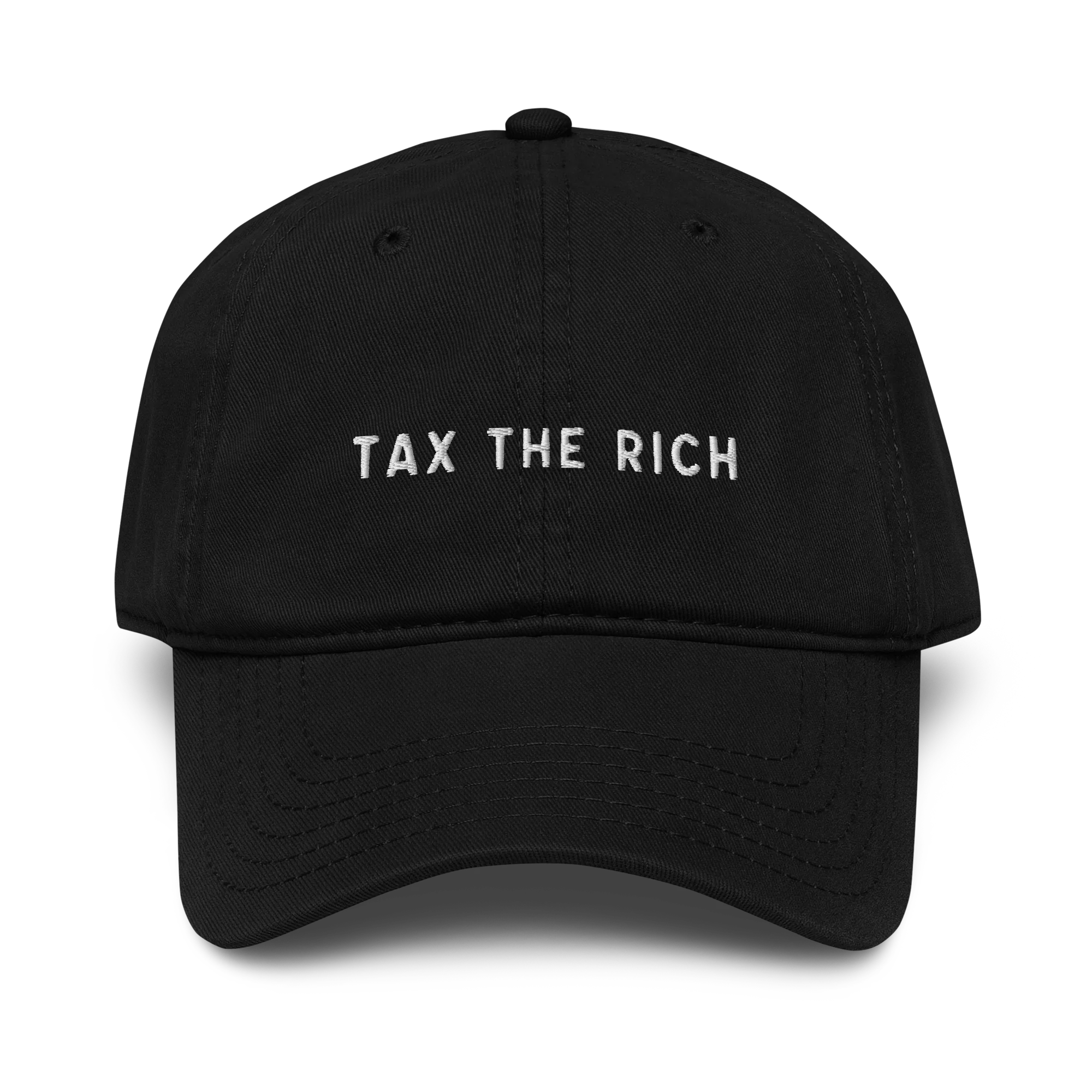 Tax The Rich Embroidered Vintage Wash Baseball Cap - Image 7