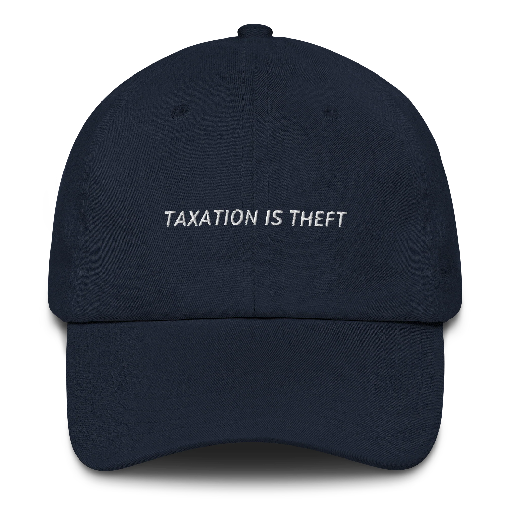 Taxation is Theft Funny Finance Embroidered Cap - Image 8