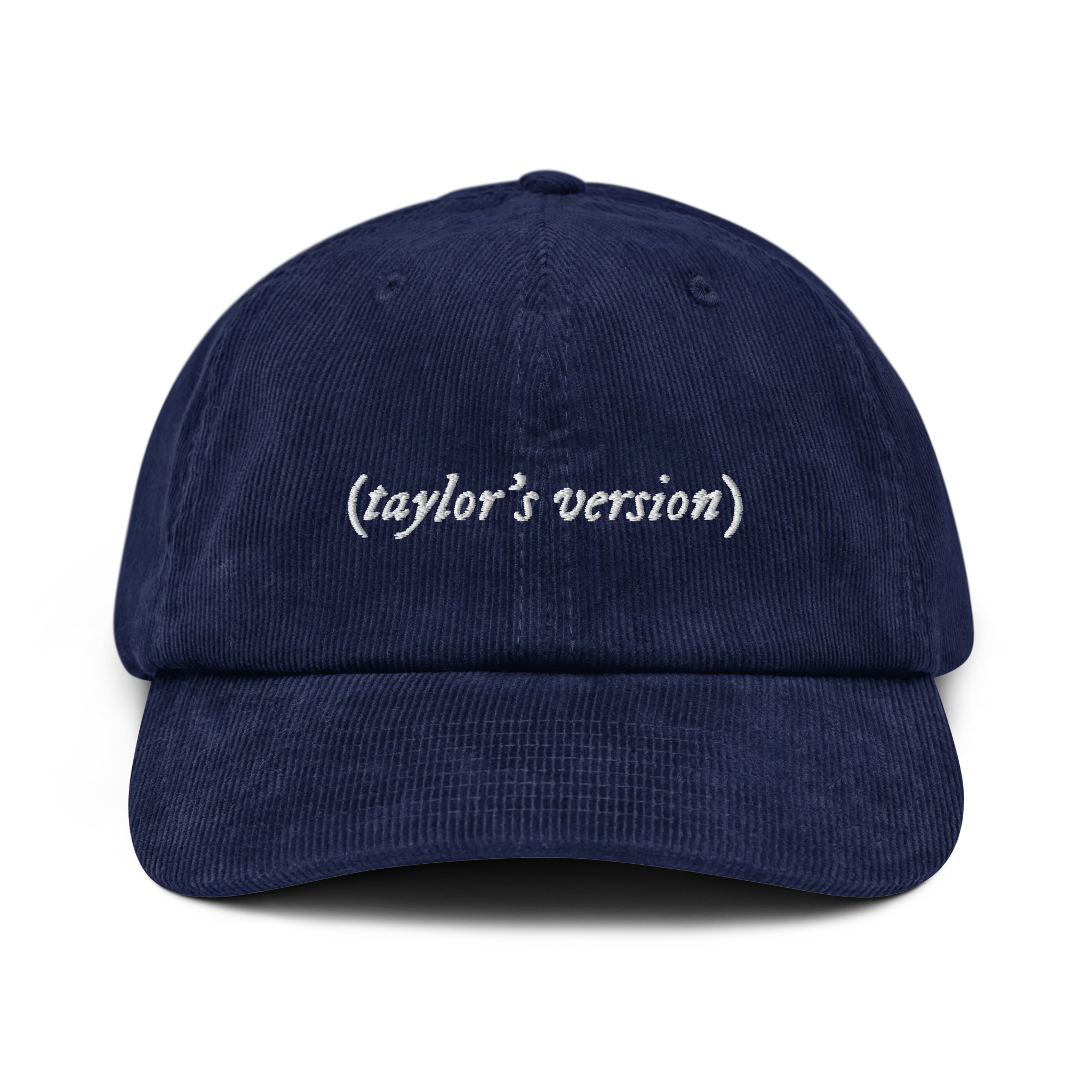 taylor's version Embroidered Corduroy Hat - Image 4