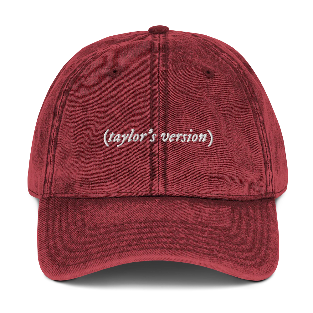 taylor's version Embroidered Vintage Cap - Image 9