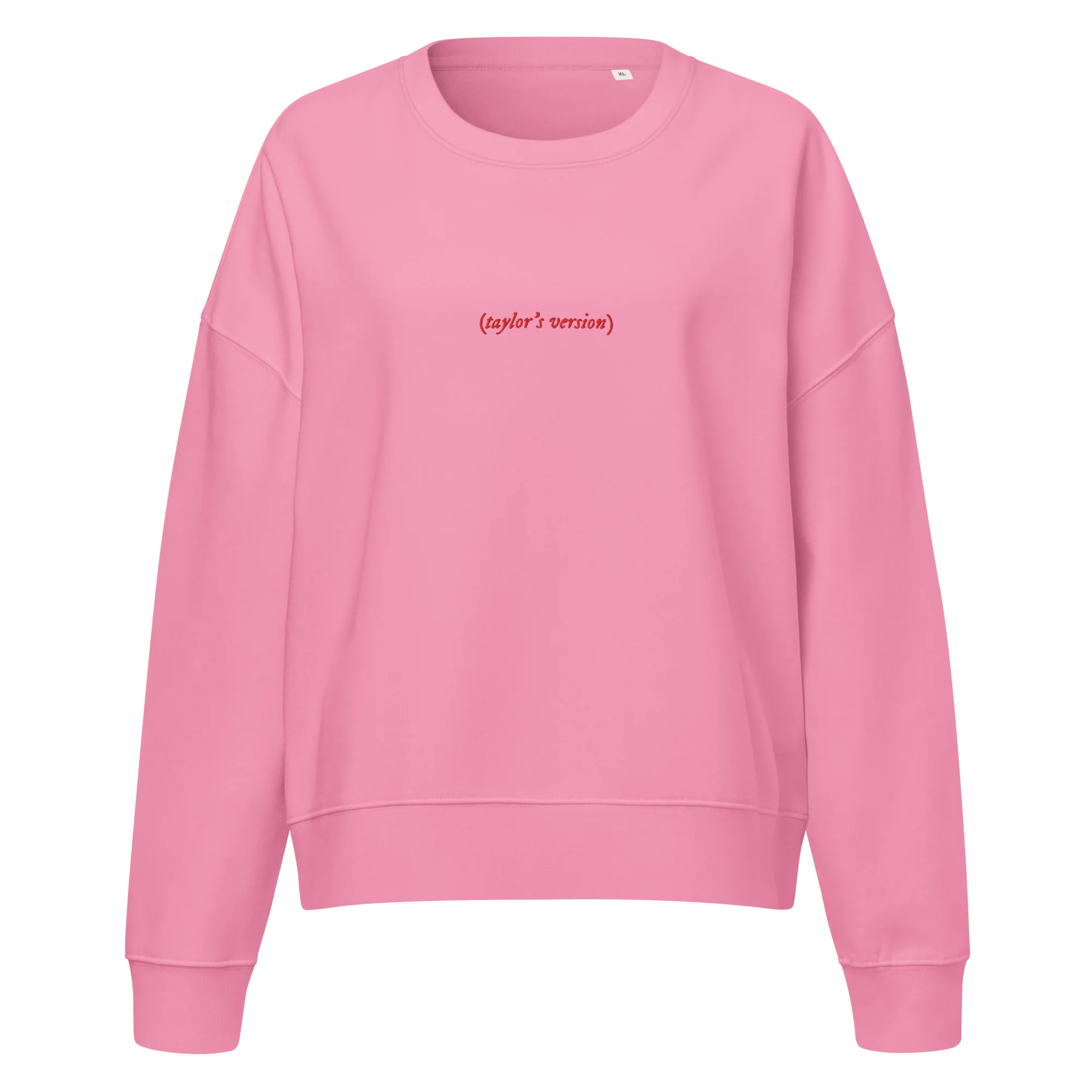 taylor's version Embroidered Women’s Organic Sweatshirt - Image 3