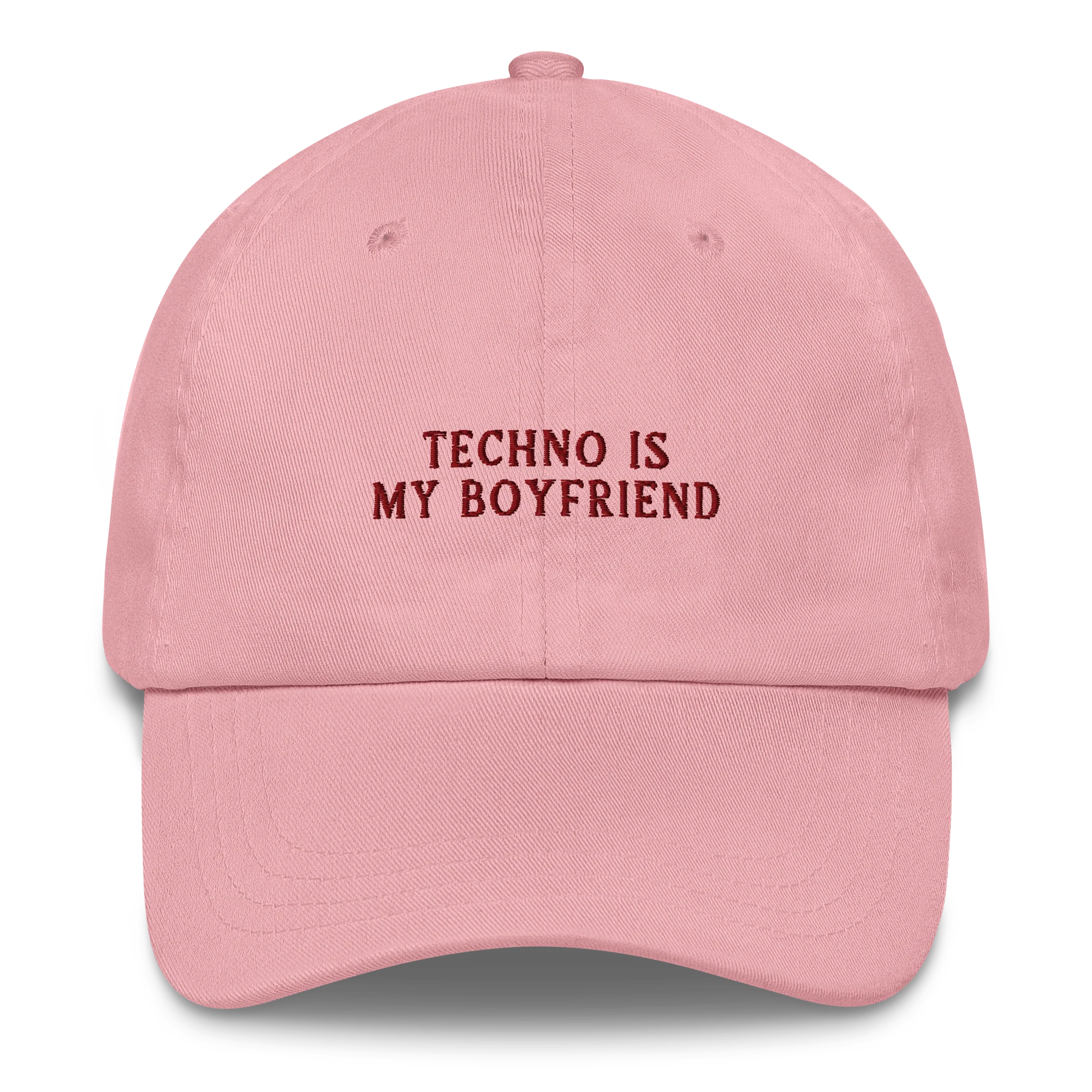 Techno is My Boyfriend Embroidered Cap - Image 4