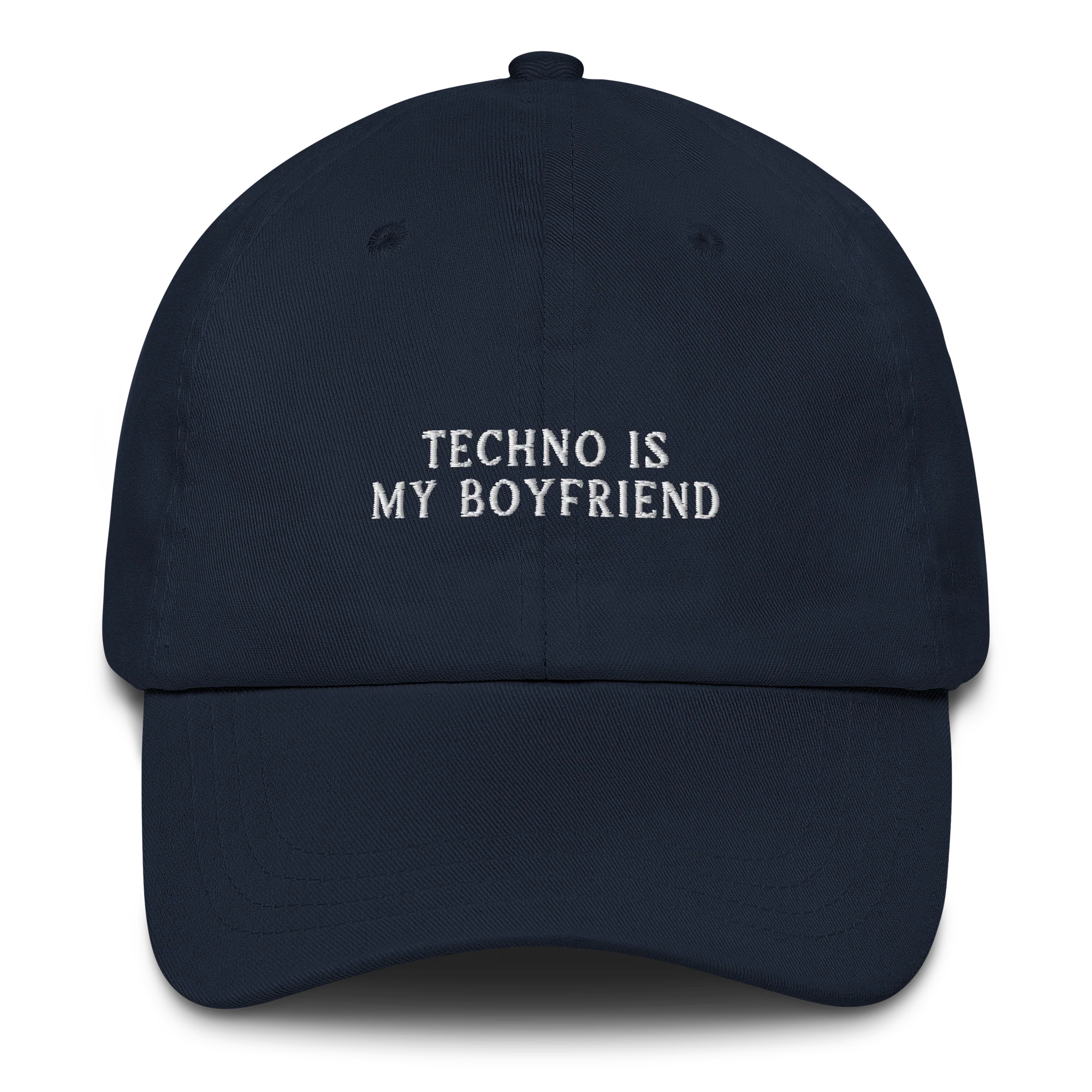 Techno is My Boyfriend Embroidered Cap - Image 5