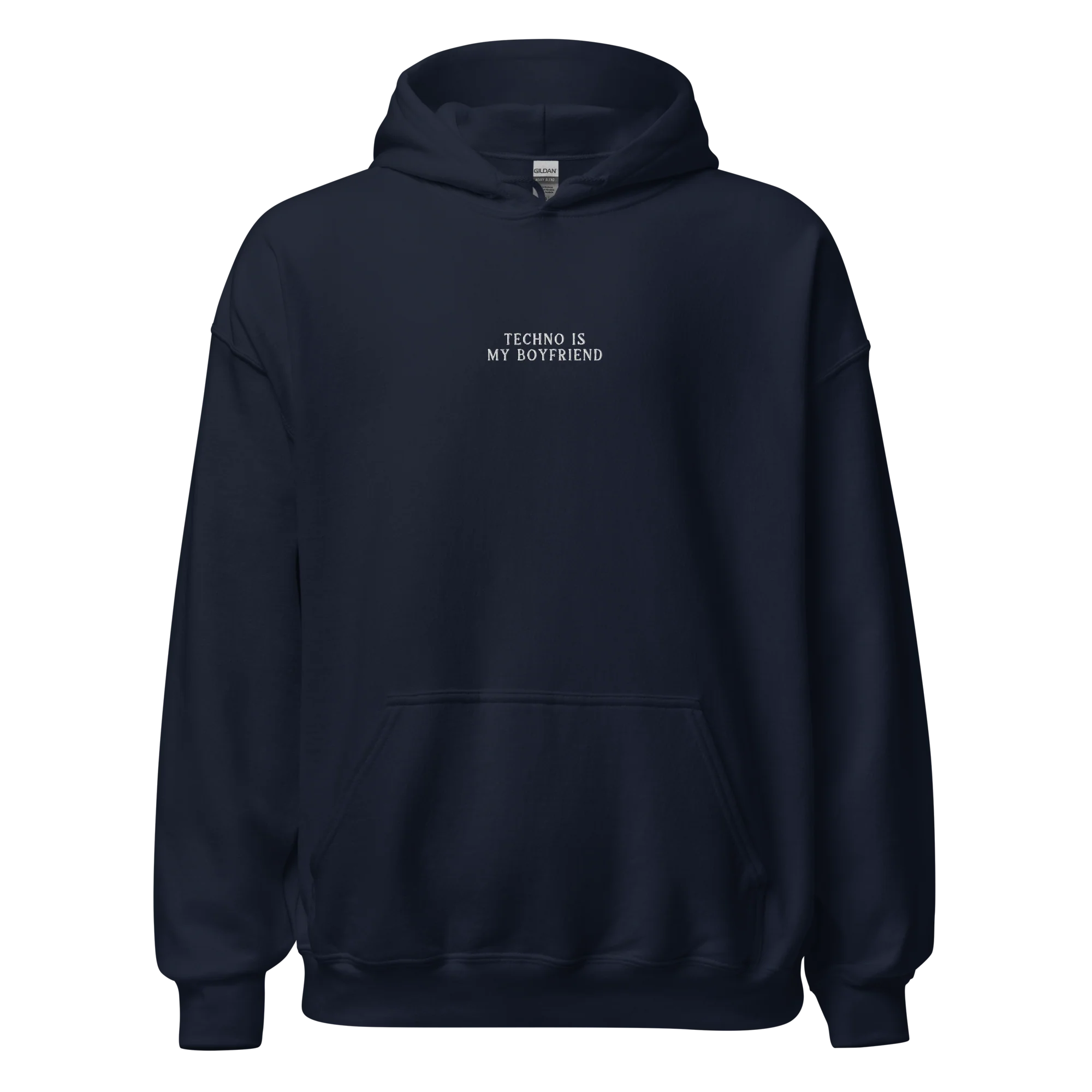 Techno is My Boyfriend Embroidered Hoodie - Image 9