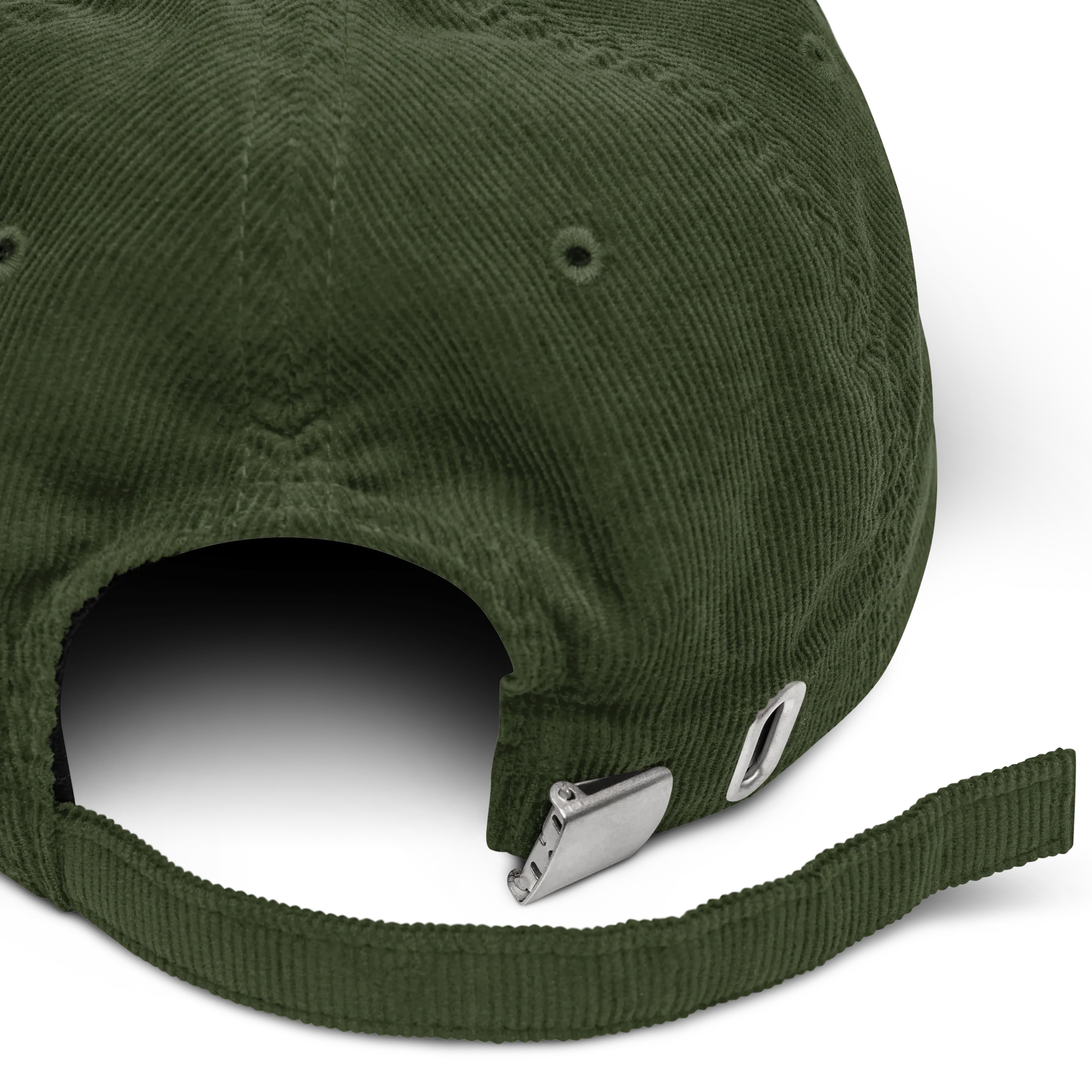 Tennis Racquet Embroidered Corduroy Hat - Image 8