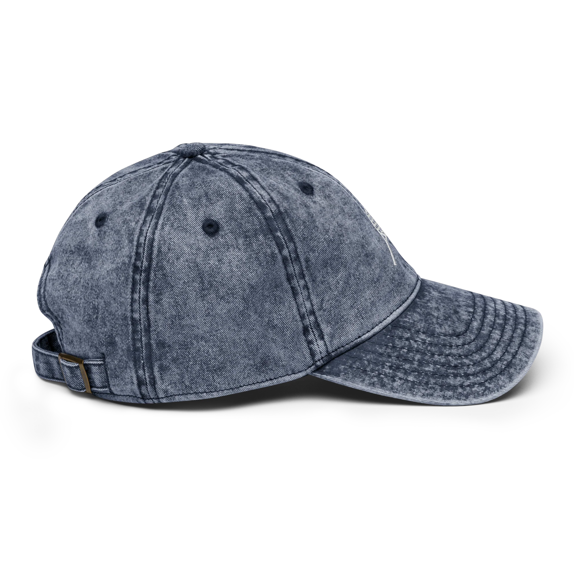 Tennis Racquet Embroidered Vintage Cap - Image 3