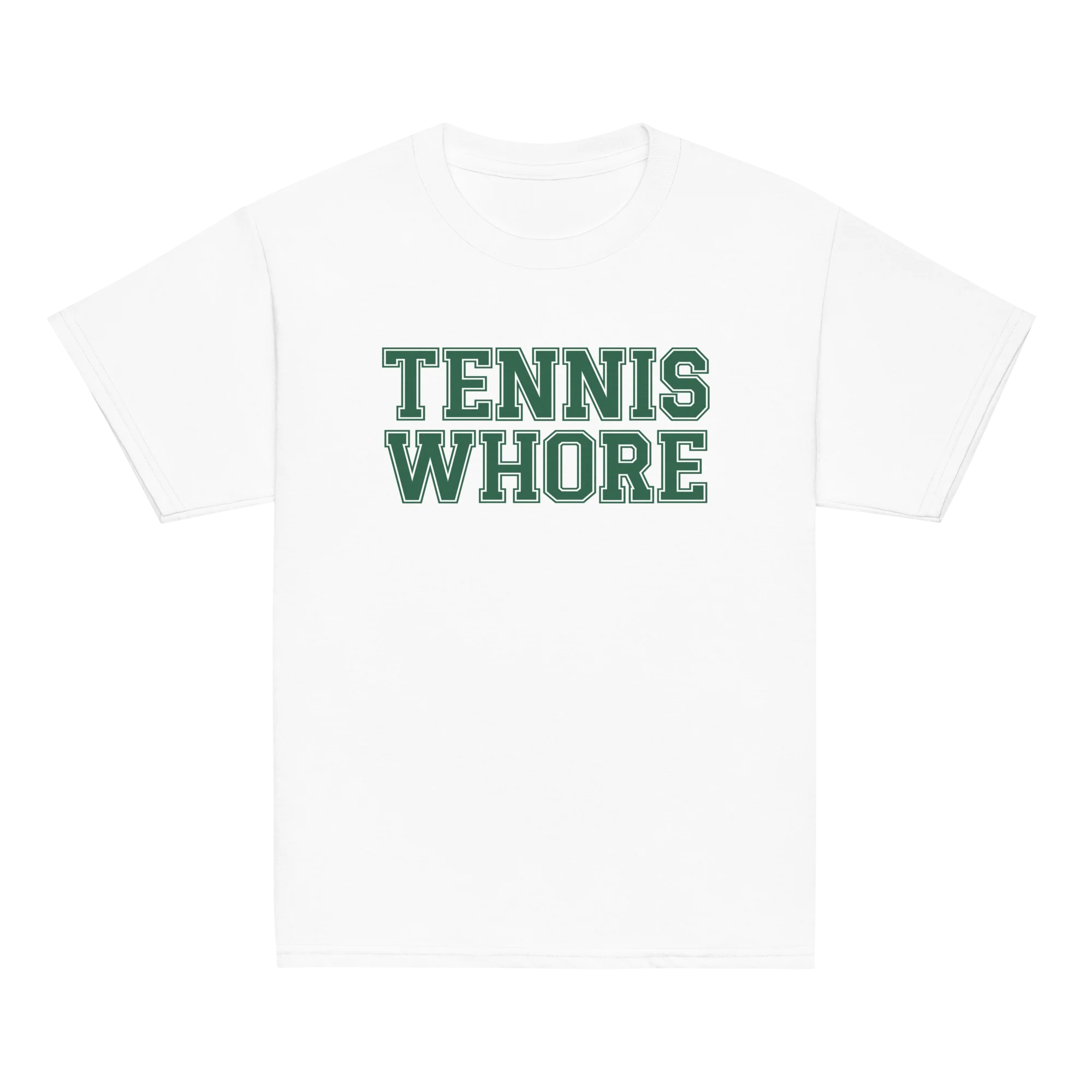 Tennis Whore Baby Tee - Image 3
