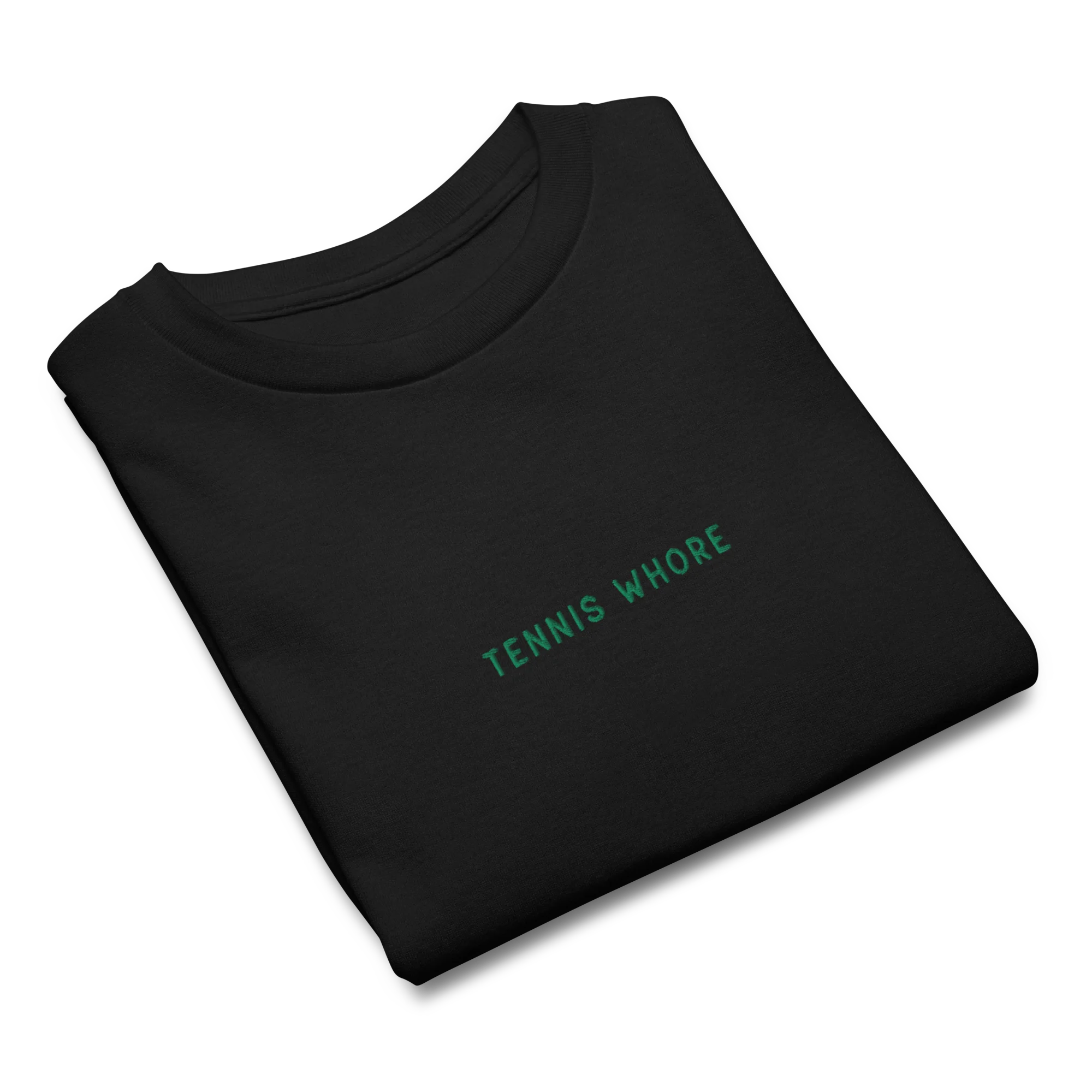 Tennis Whore Embroidered Baby Tee - Image 9