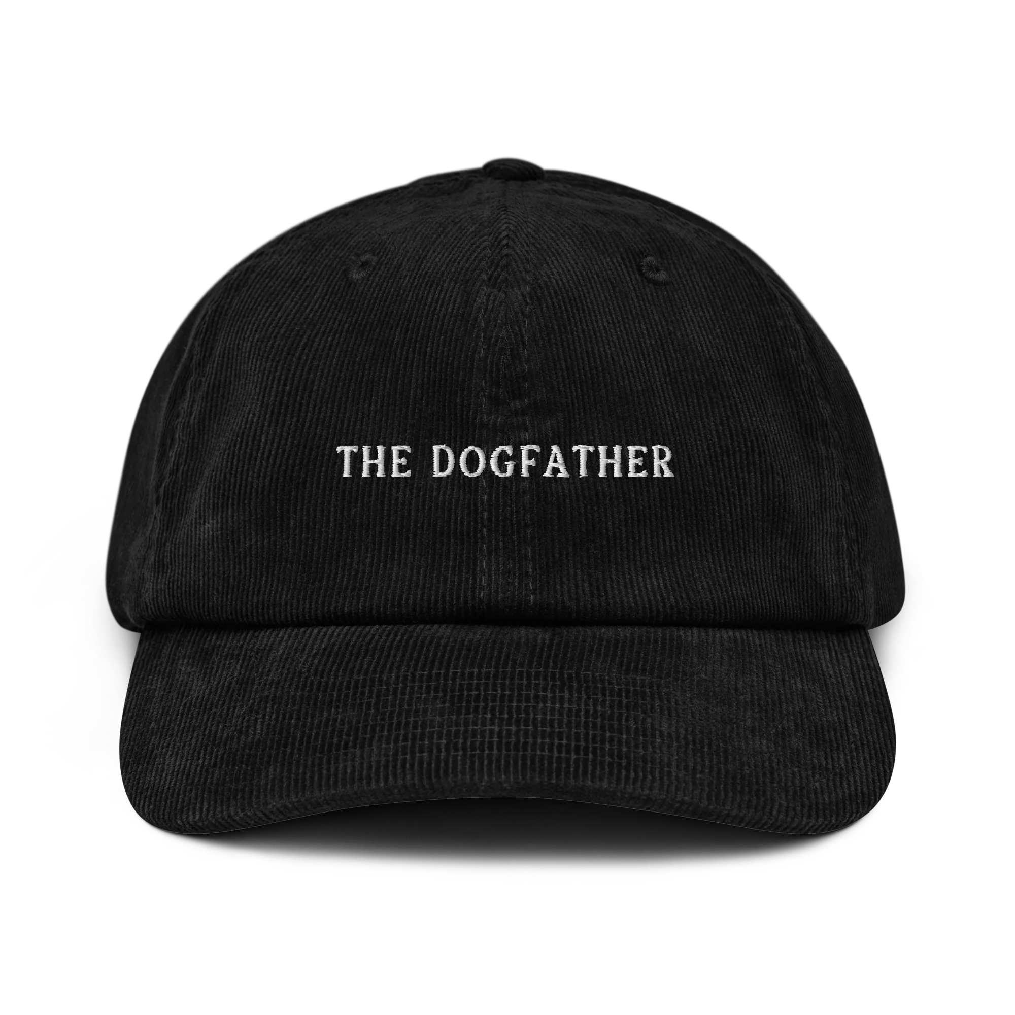 The Dogfather Embroidered Corduroy Hat - Image 10