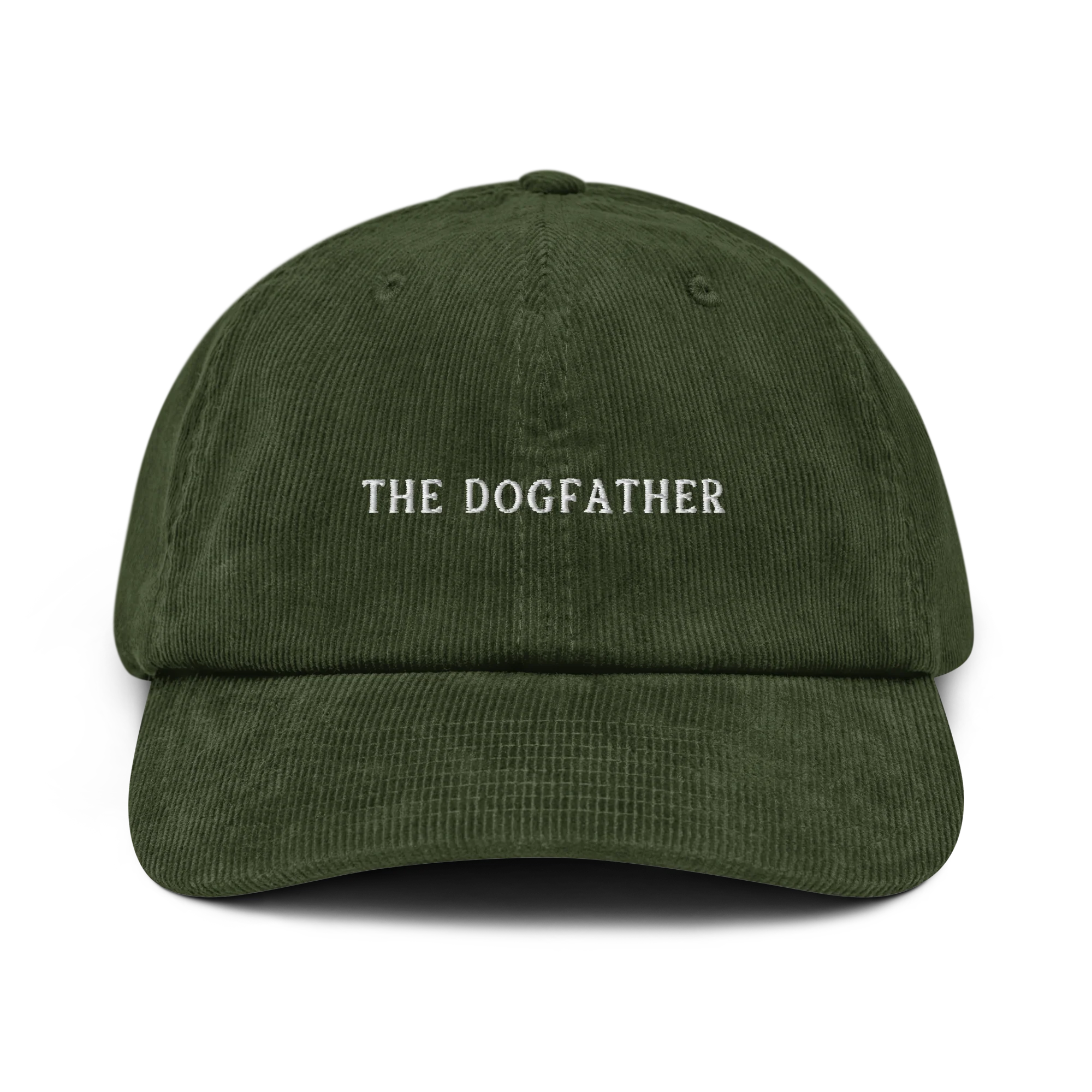 The Dogfather Embroidered Corduroy Hat - Image 7