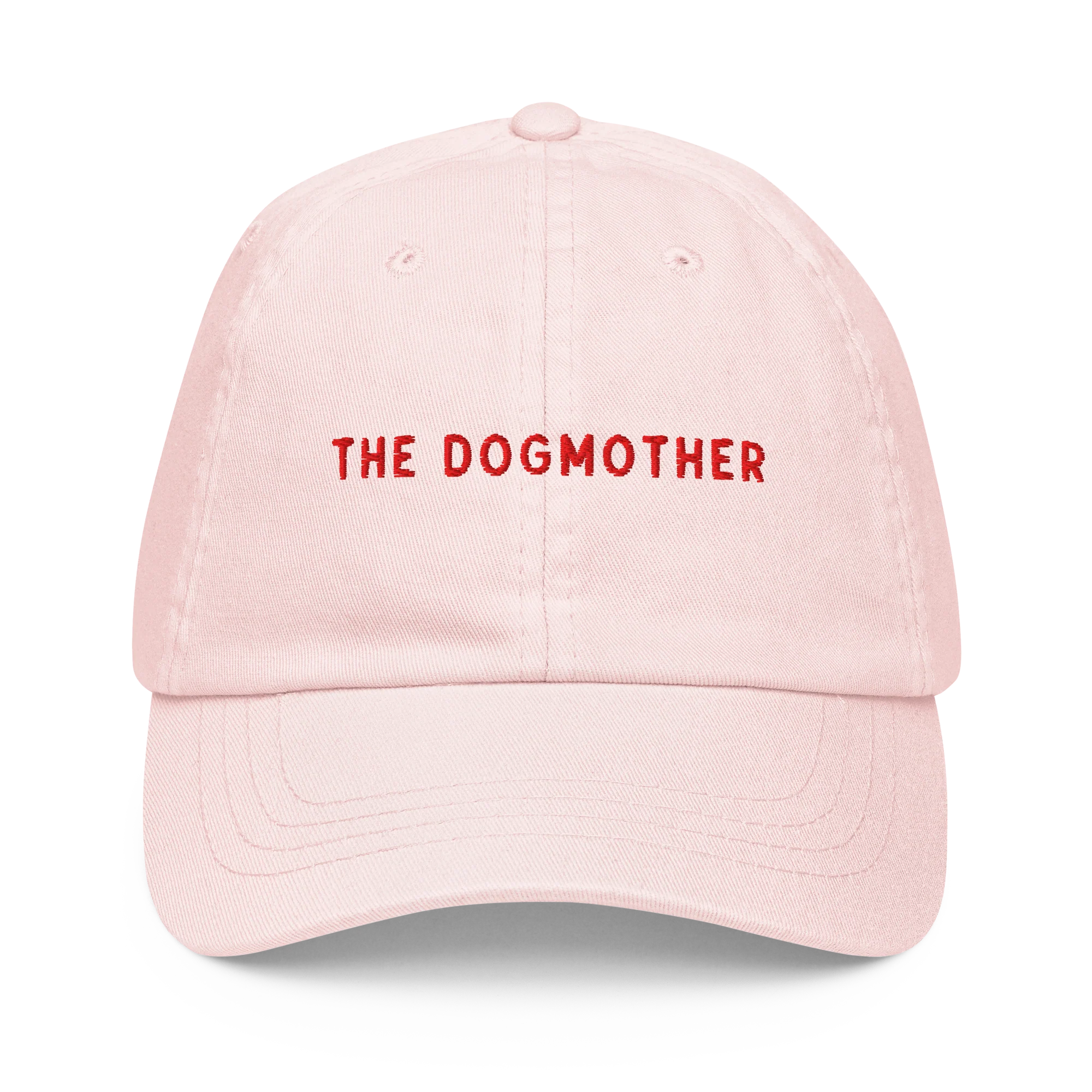 The Dogmother Embroidered Pastel Baseball Cap