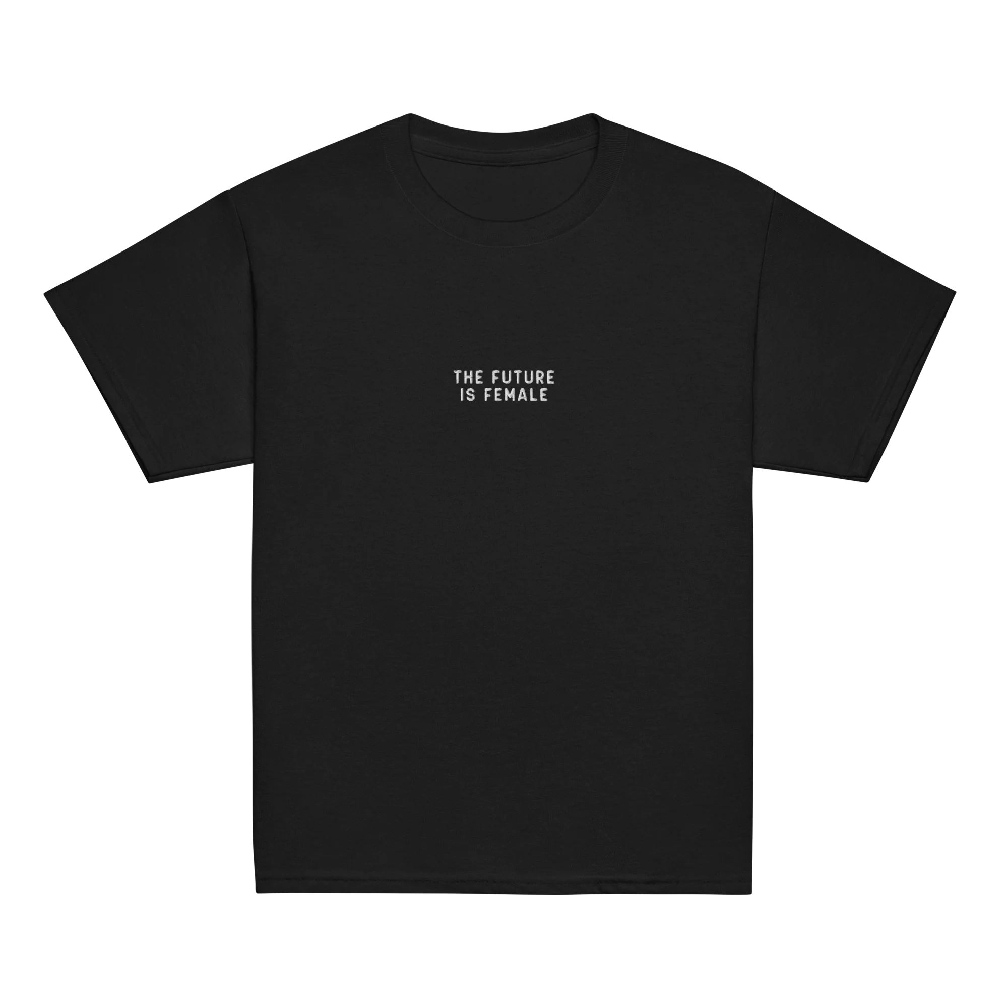 The Future Is Female Embroidered Baby Tee - Image 5