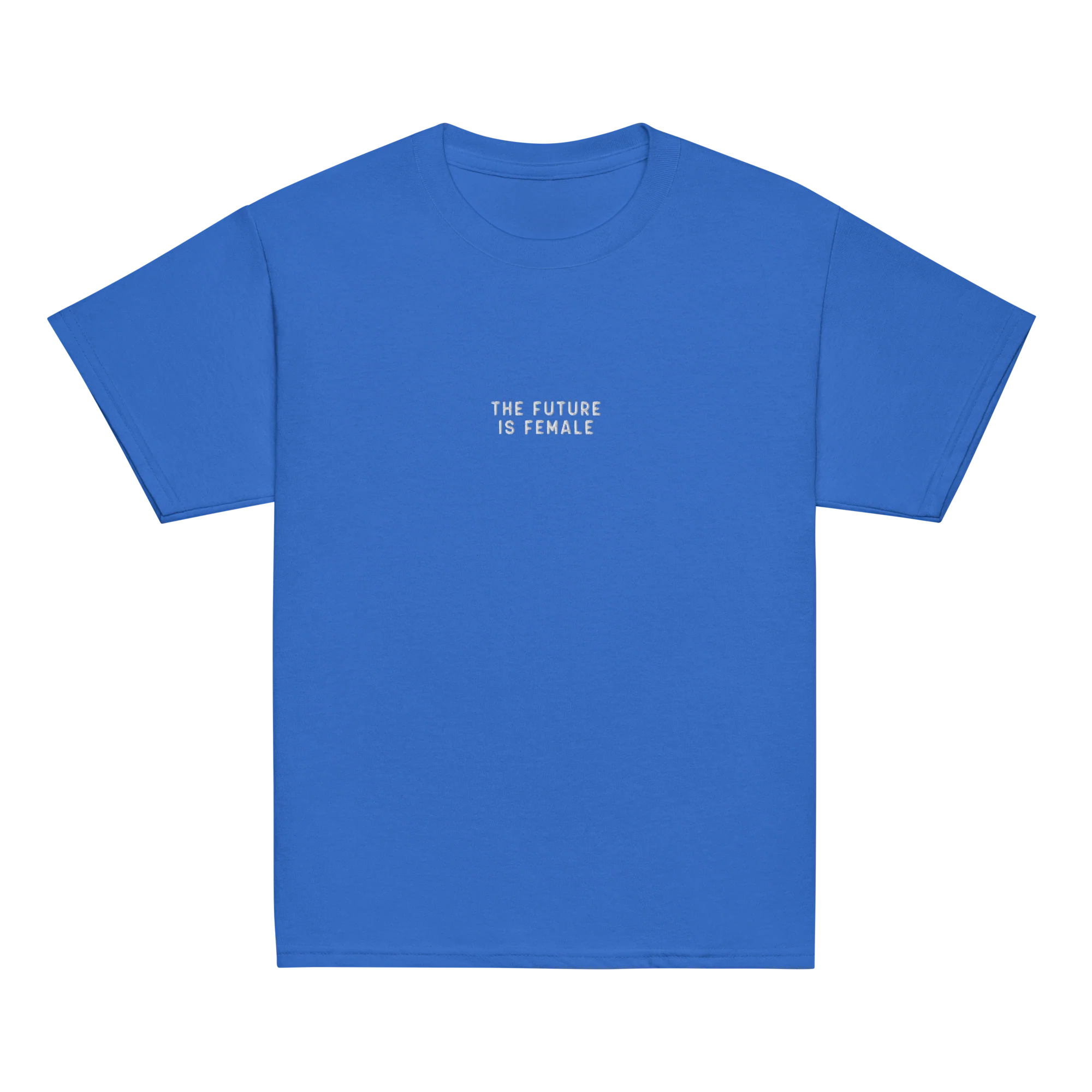 The Future Is Female Embroidered Baby Tee - Image 8