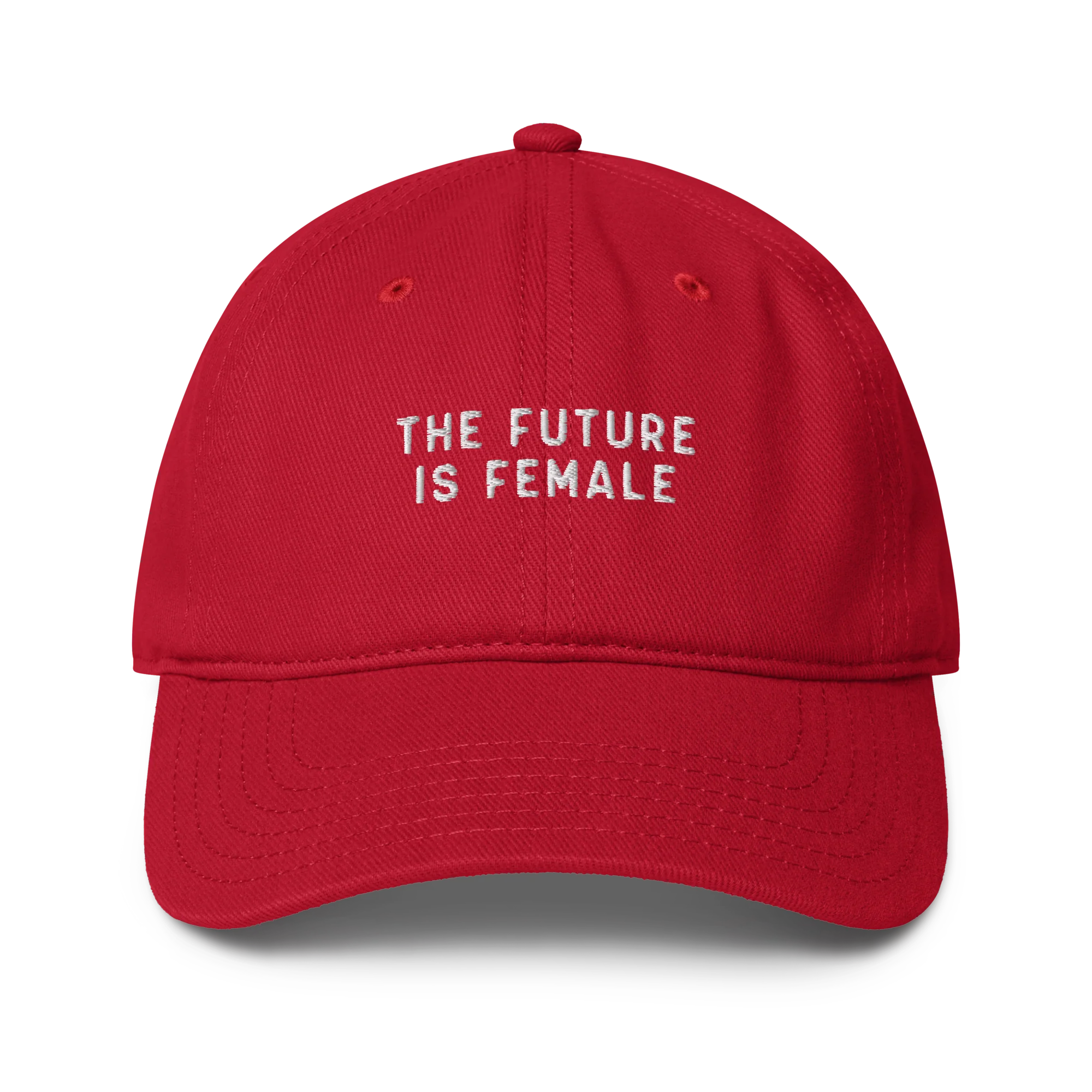 The Future Is Female Embroidered Baseball Cap