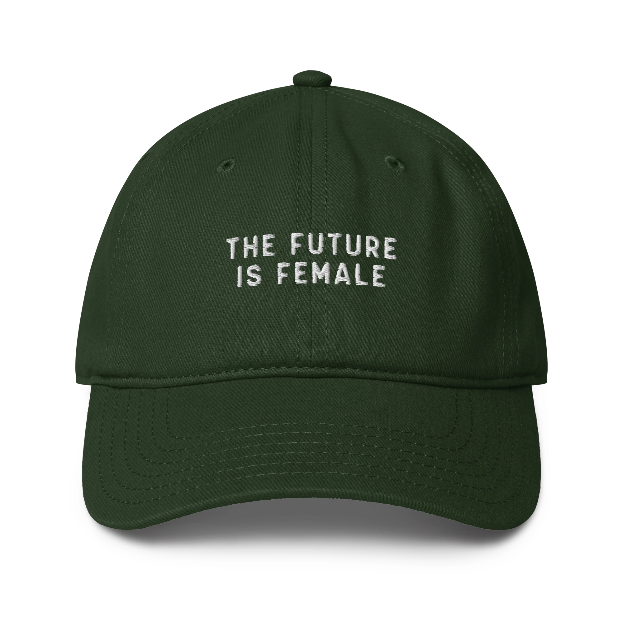 The Future Is Female Embroidered Baseball Cap - Image 3