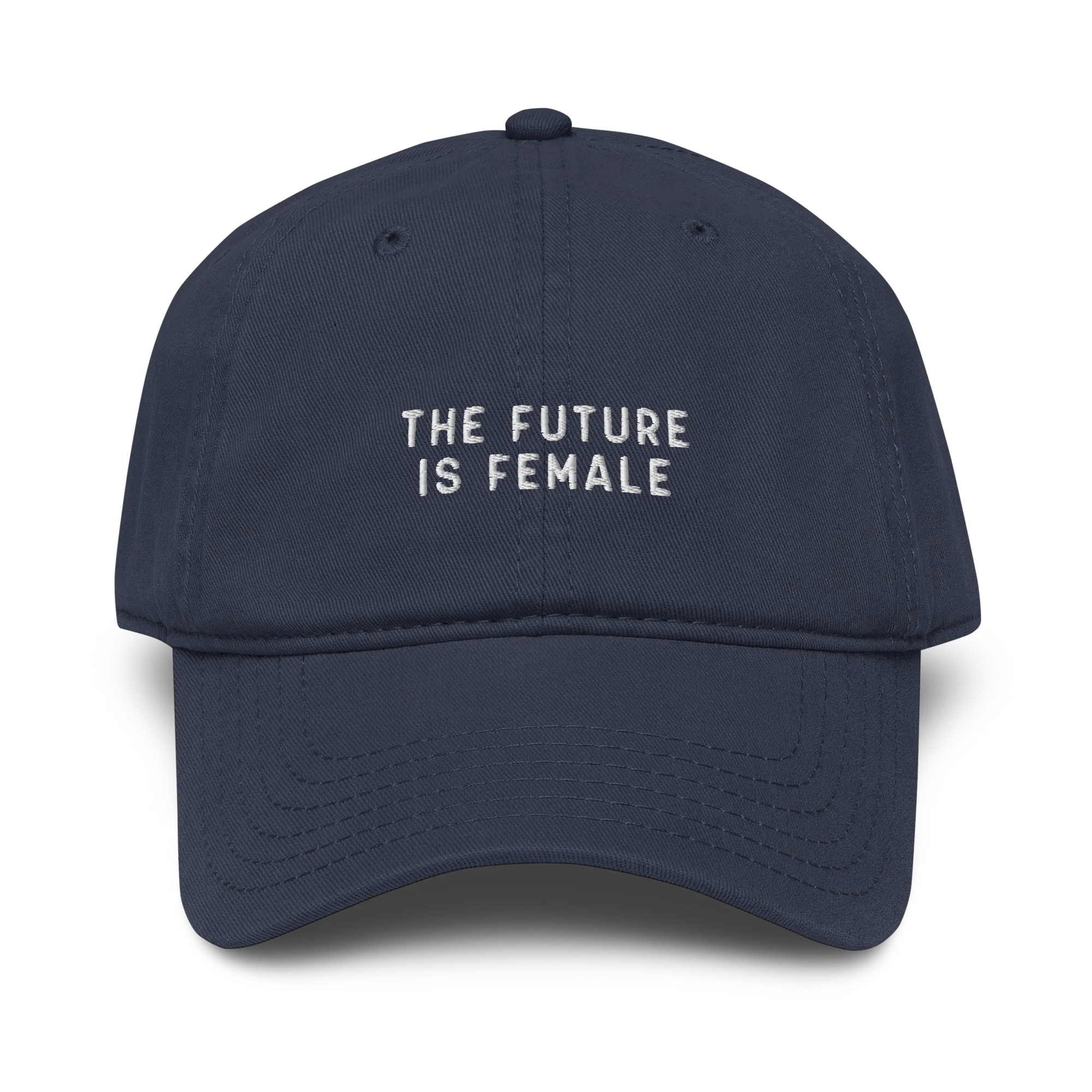 The Future Is Female Embroidered Vintage Wash Baseball Cap