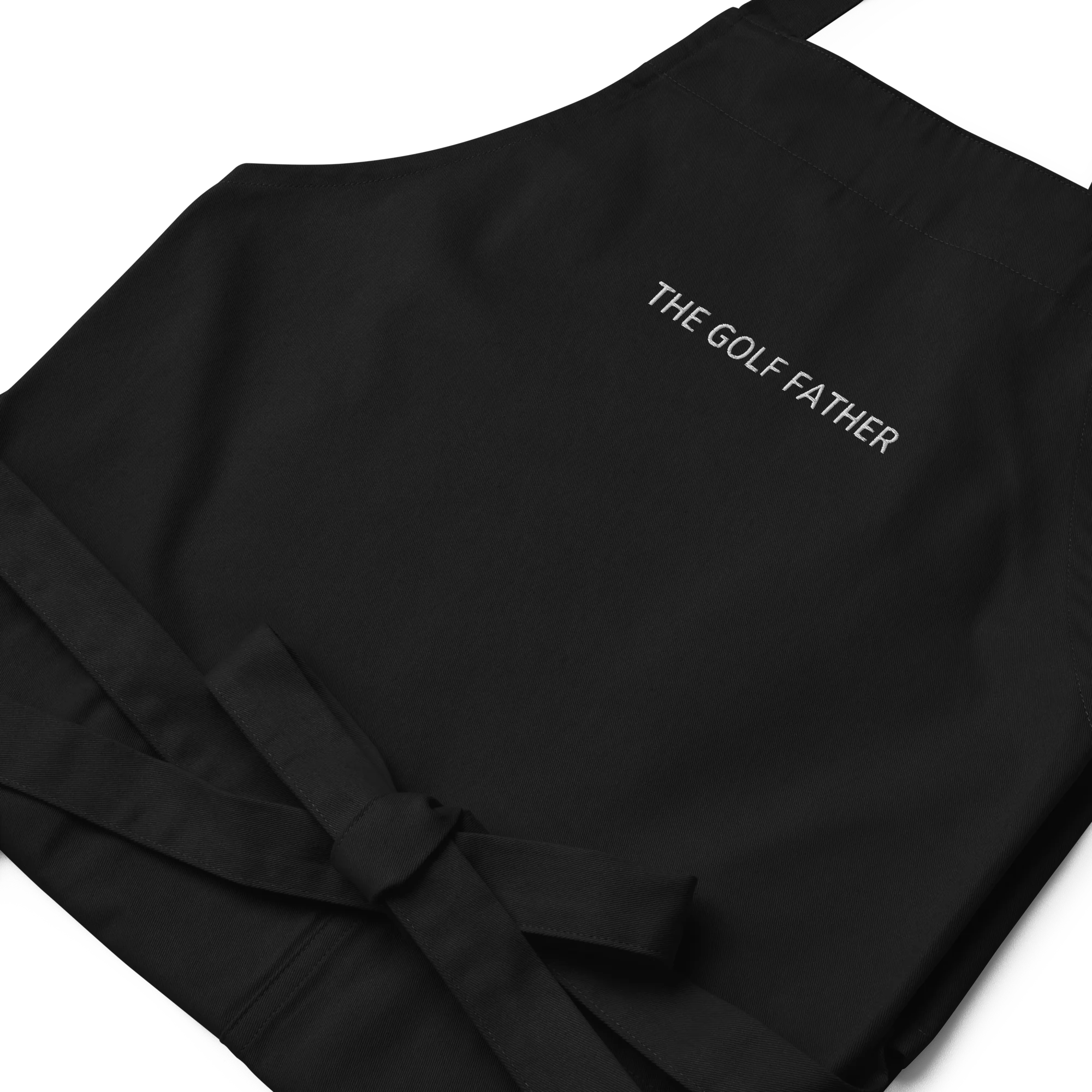 The Golf Father Embroidered Organic Cotton Apron - Image 3