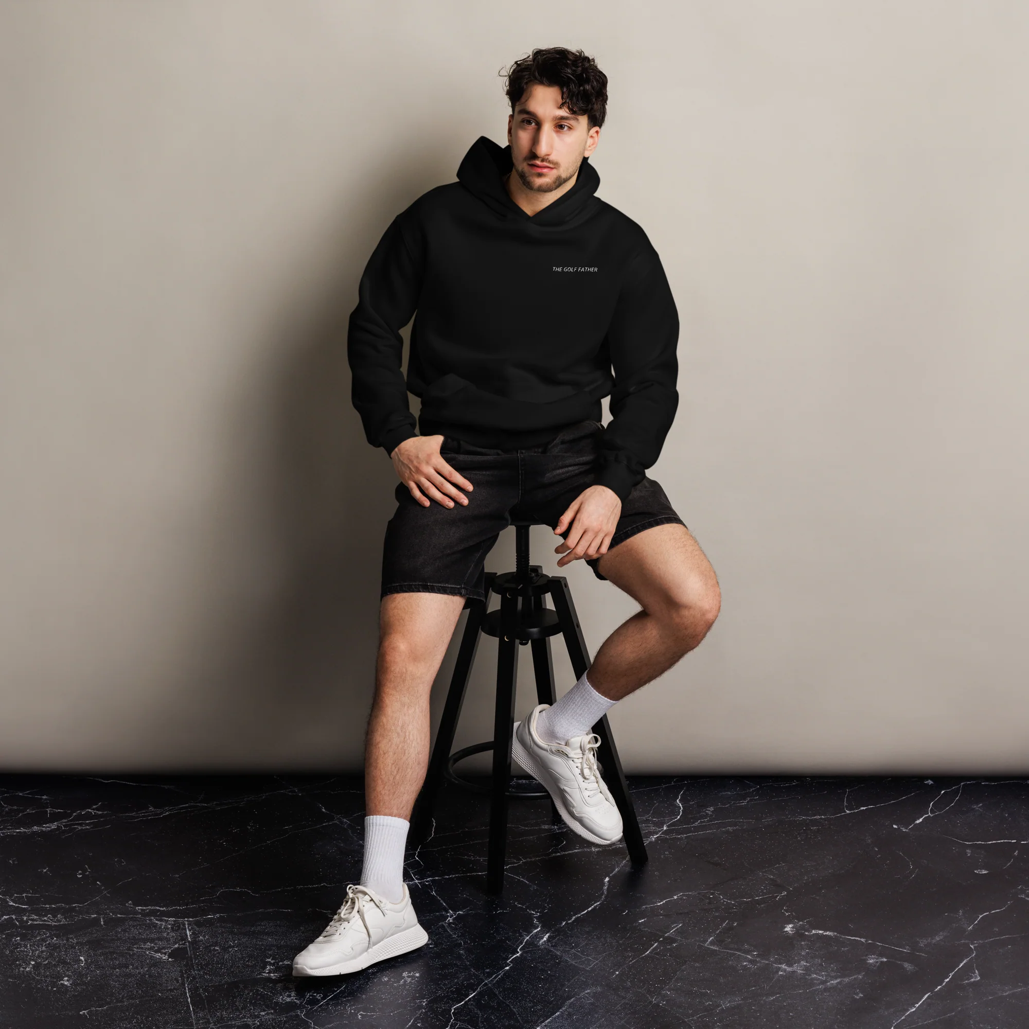 The Golf Father Embroidered Premium Oversized Hoodie - Image 6
