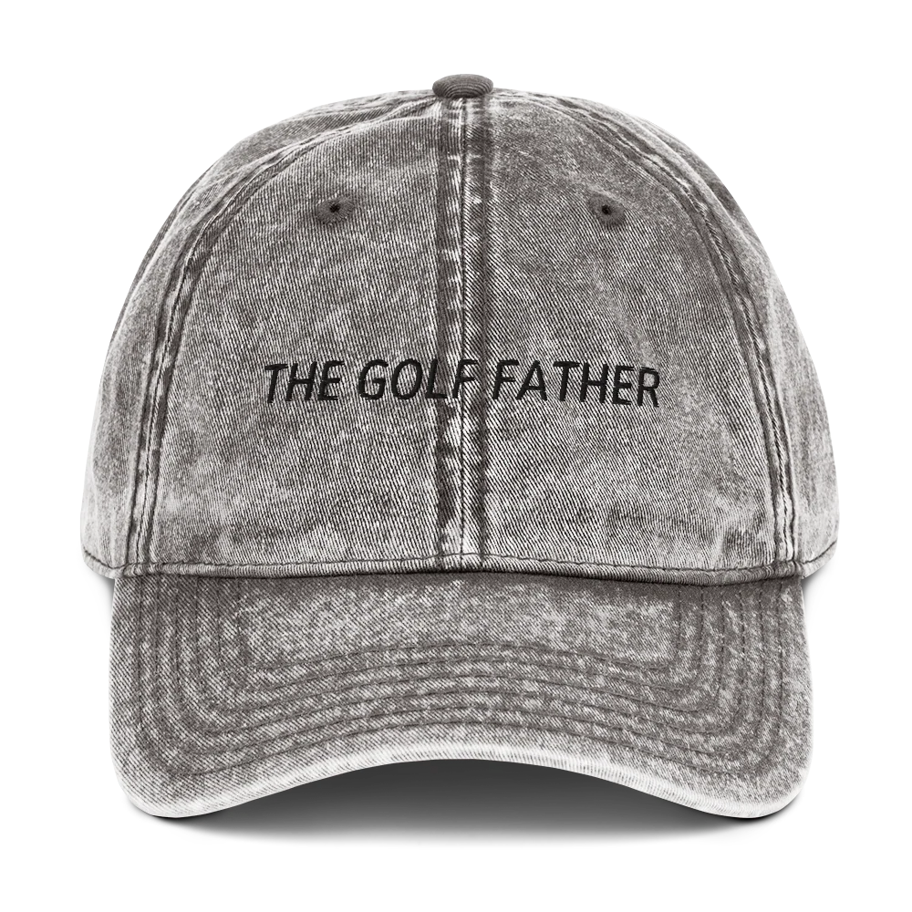 The Golf Father Embroidered Vintage Cap - Image 7
