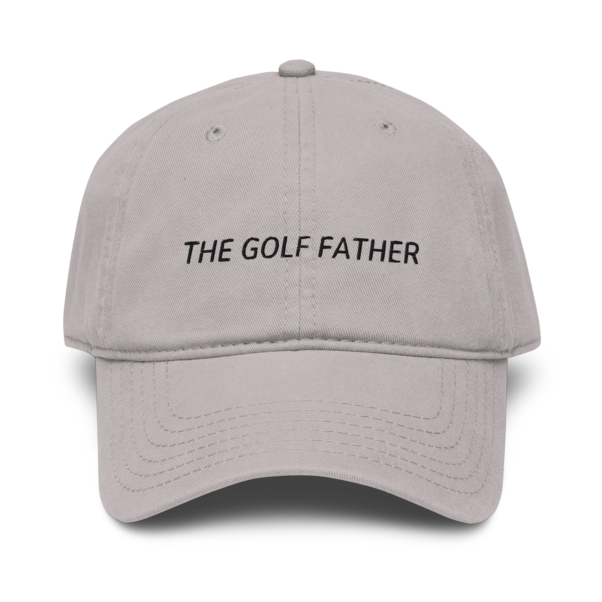 The Golf Father Embroidered Vintage Wash Baseball Cap - Image 3