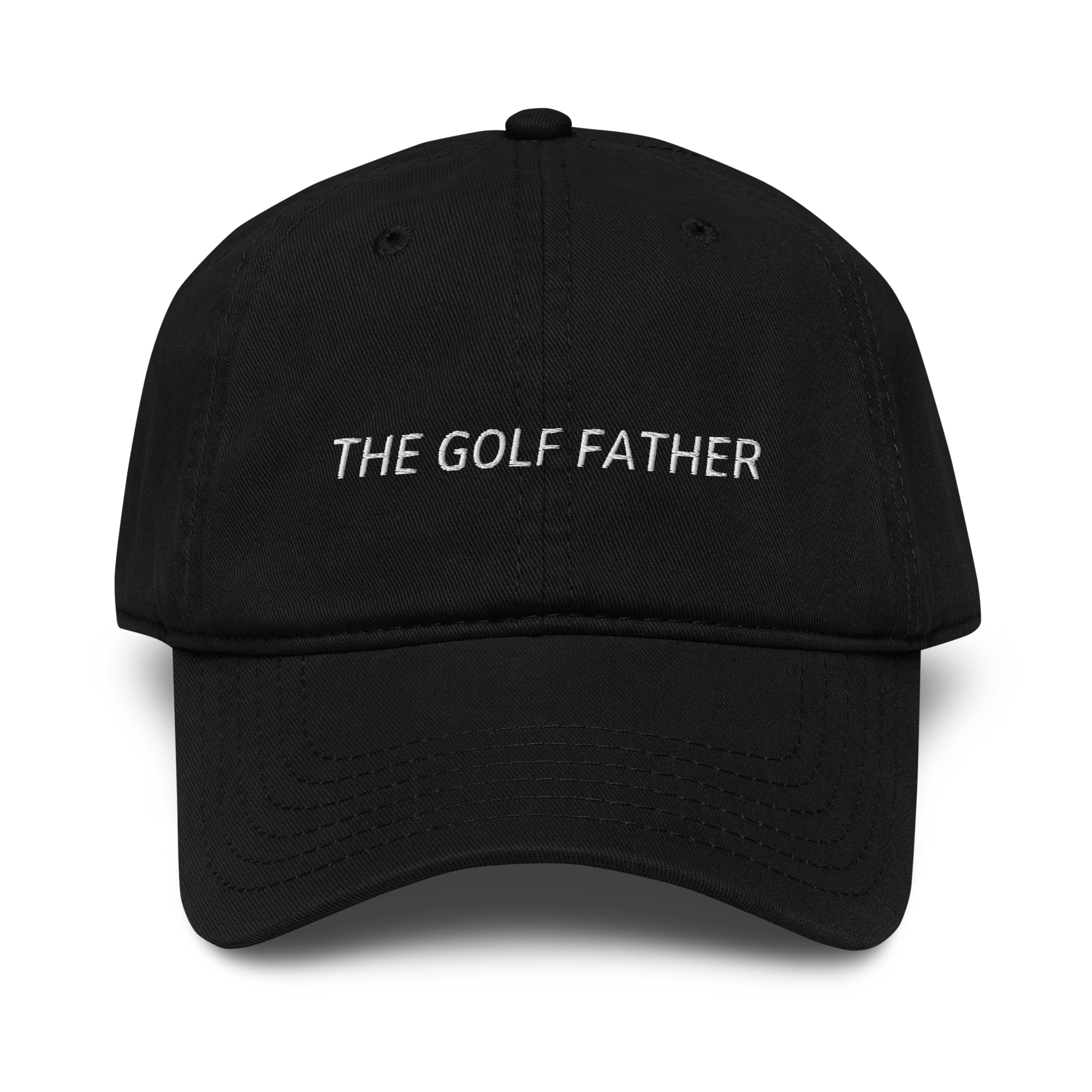 The Golf Father Embroidered Vintage Wash Baseball Cap - Image 5