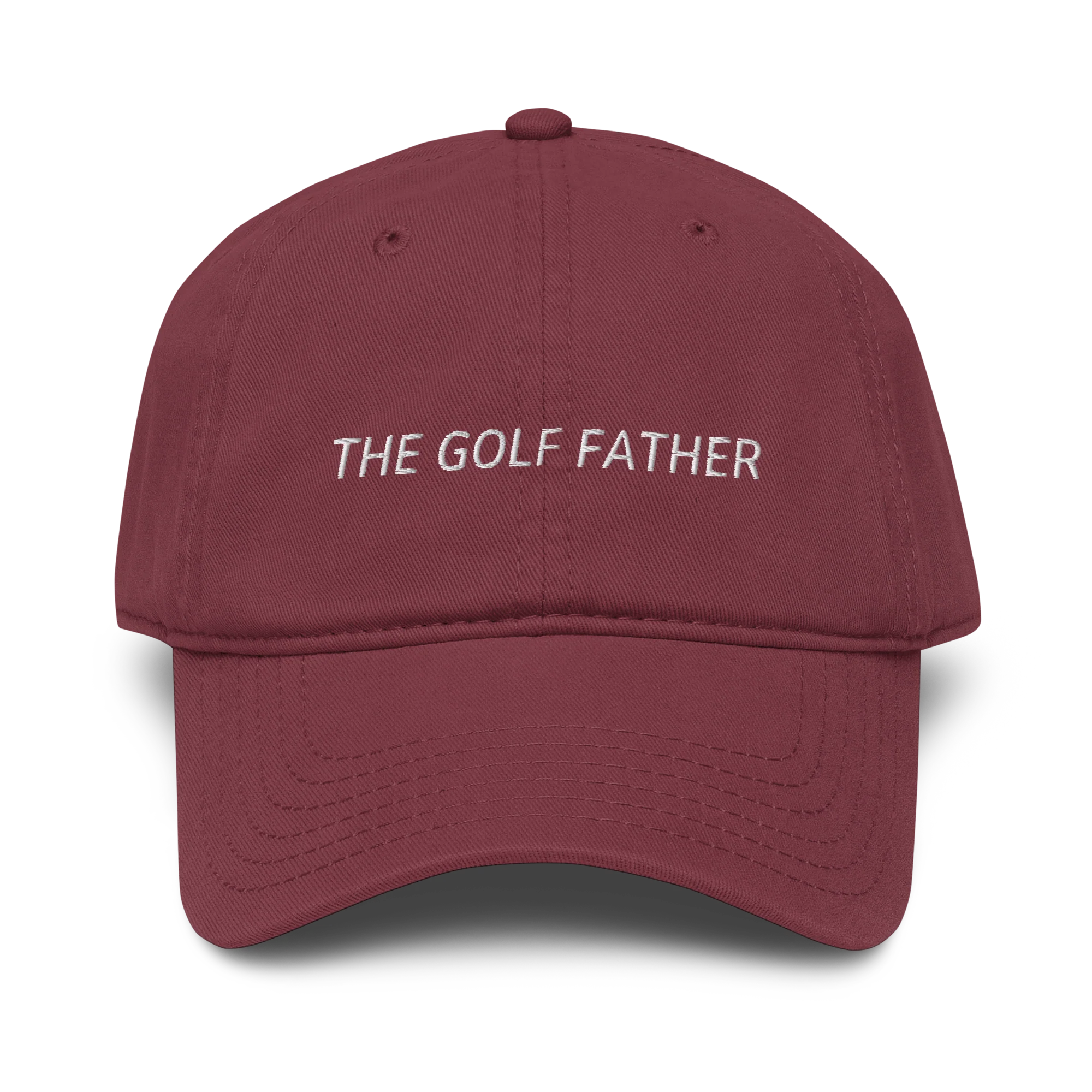 The Golf Father Embroidered Vintage Wash Baseball Cap - Image 6