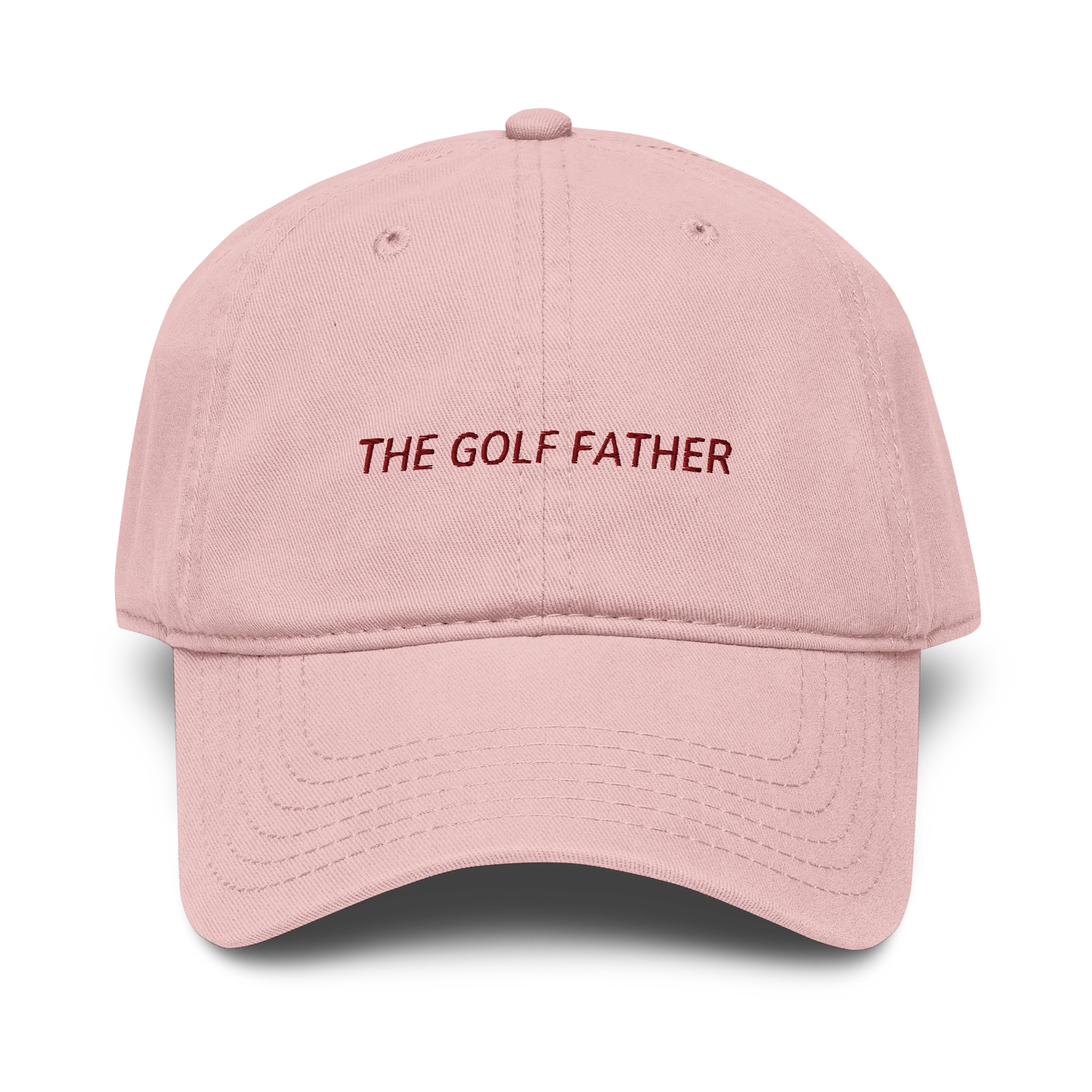 The Golf Father Embroidered Vintage Wash Baseball Cap - Image 7