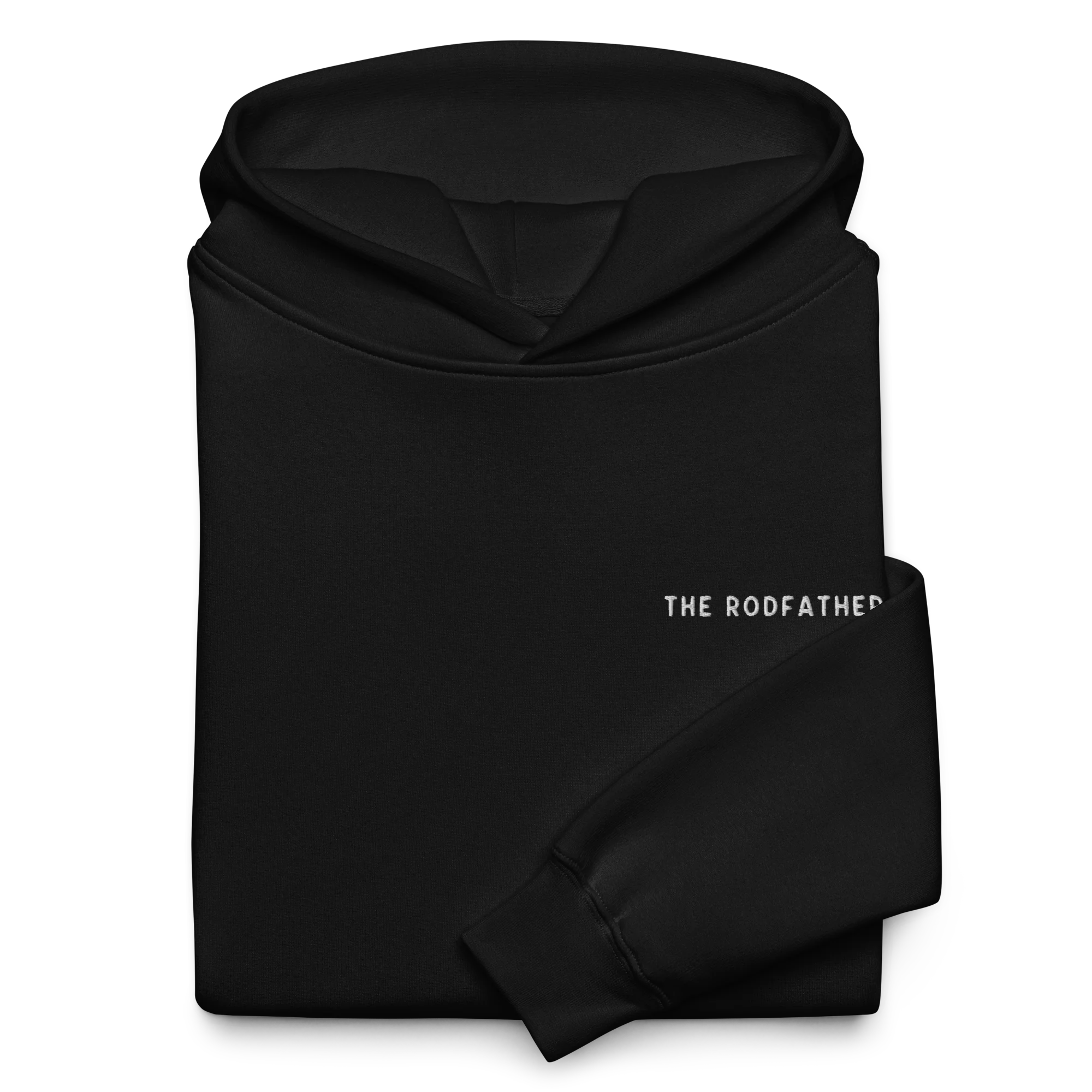 The Rodfather Fishing Embroidered Premium Oversized Hoodie - Image 3