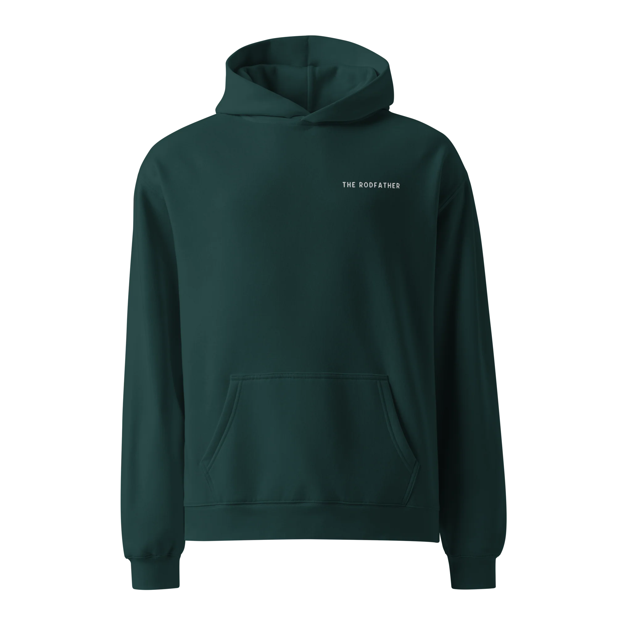 The Rodfather Fishing Embroidered Premium Oversized Hoodie - Image 7
