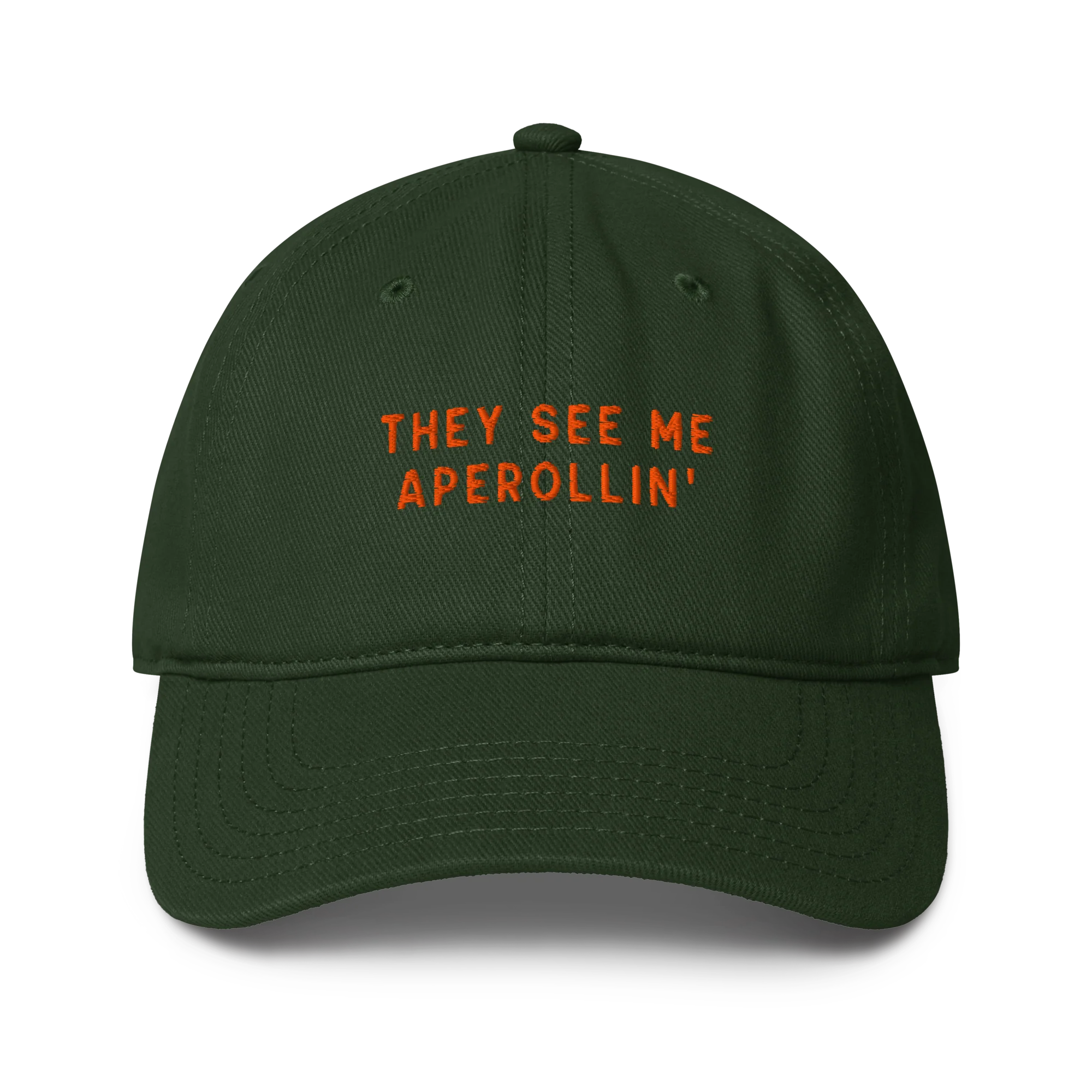 They See Me Aperollin' Aperol Spritz Embroidered Baseball Cap - Image 7