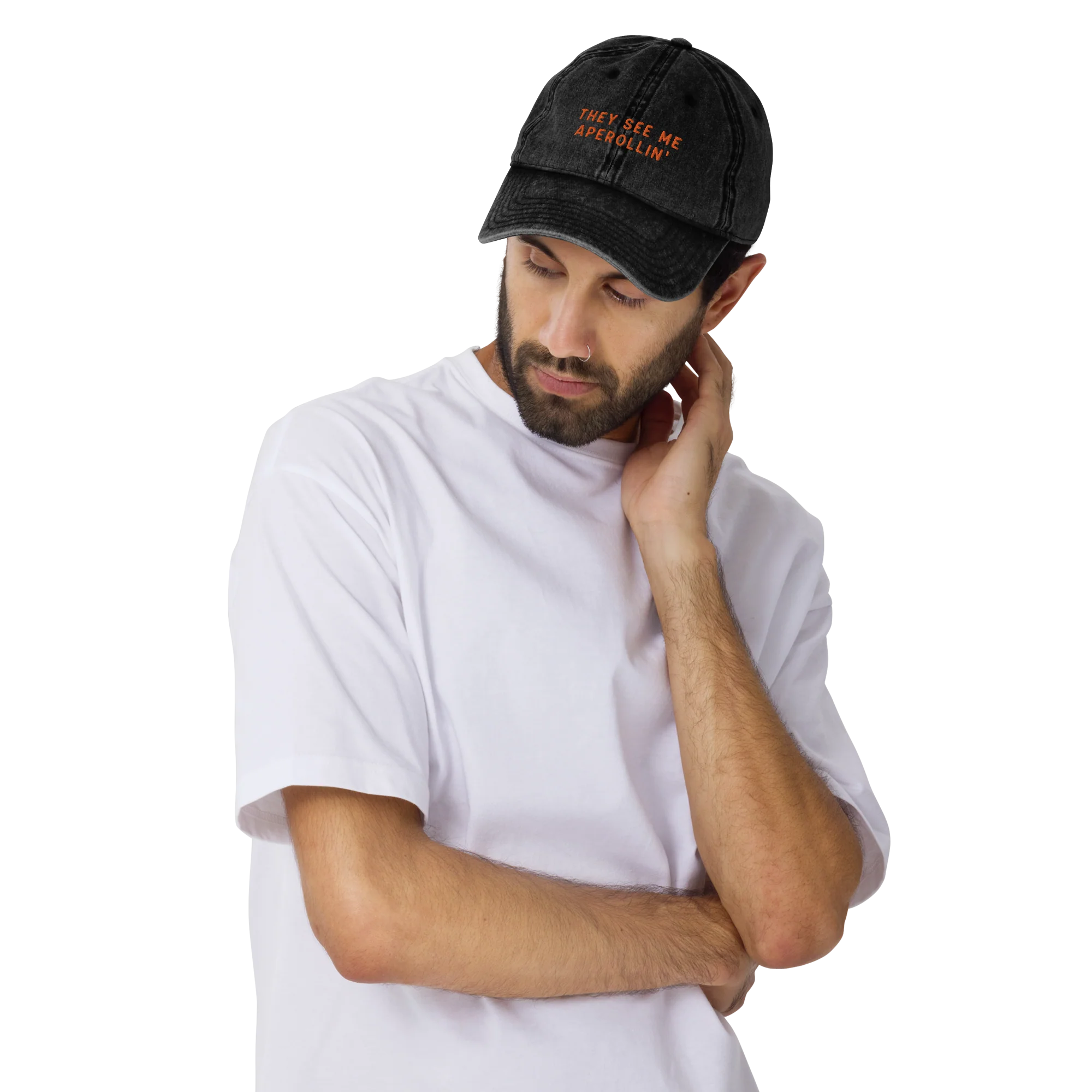 They See Me Aperollin' Embroidered Vintage Cap - Image 5