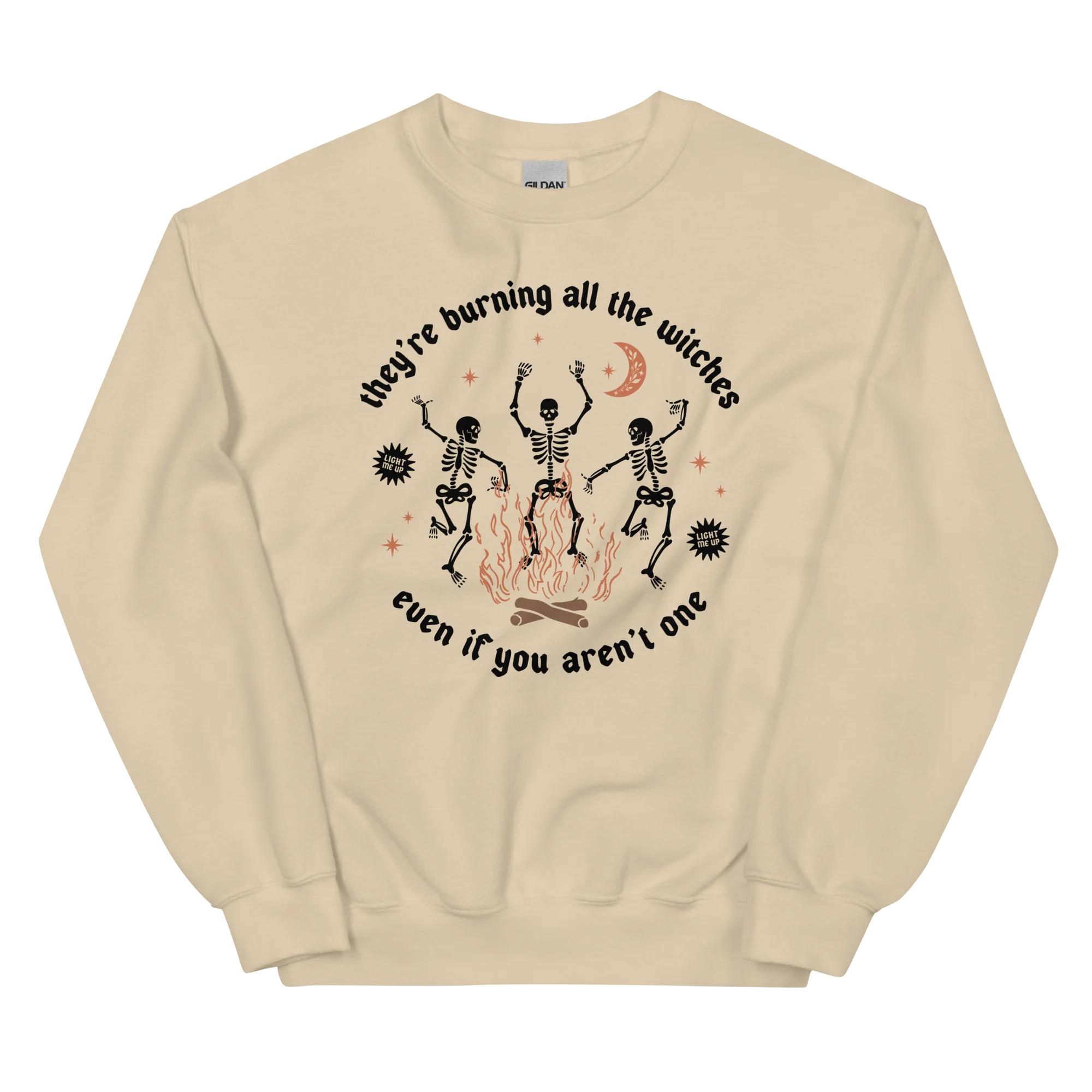 They're Burning All The Witches Crewneck Sweatshirt - Image 3