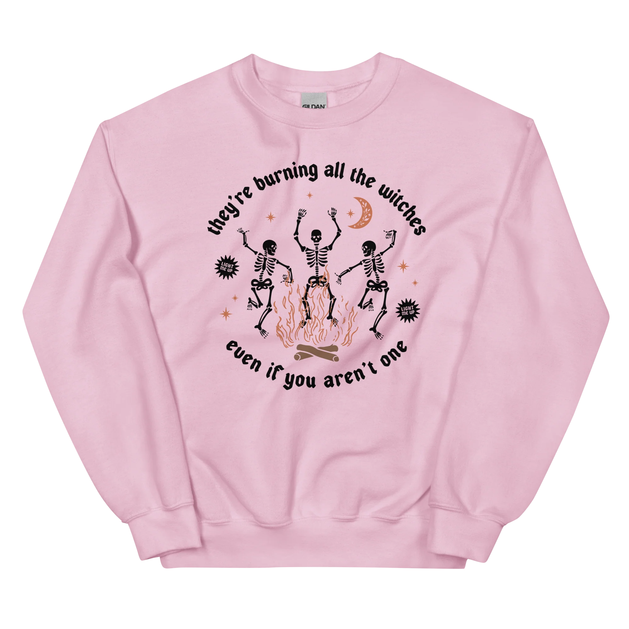 They're Burning All The Witches Crewneck Sweatshirt - Image 5