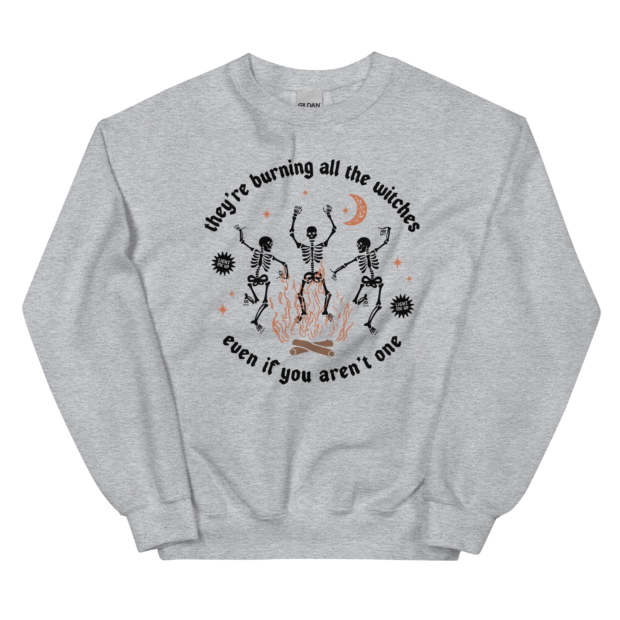 They're Burning All The Witches Crewneck Sweatshirt - Image 6