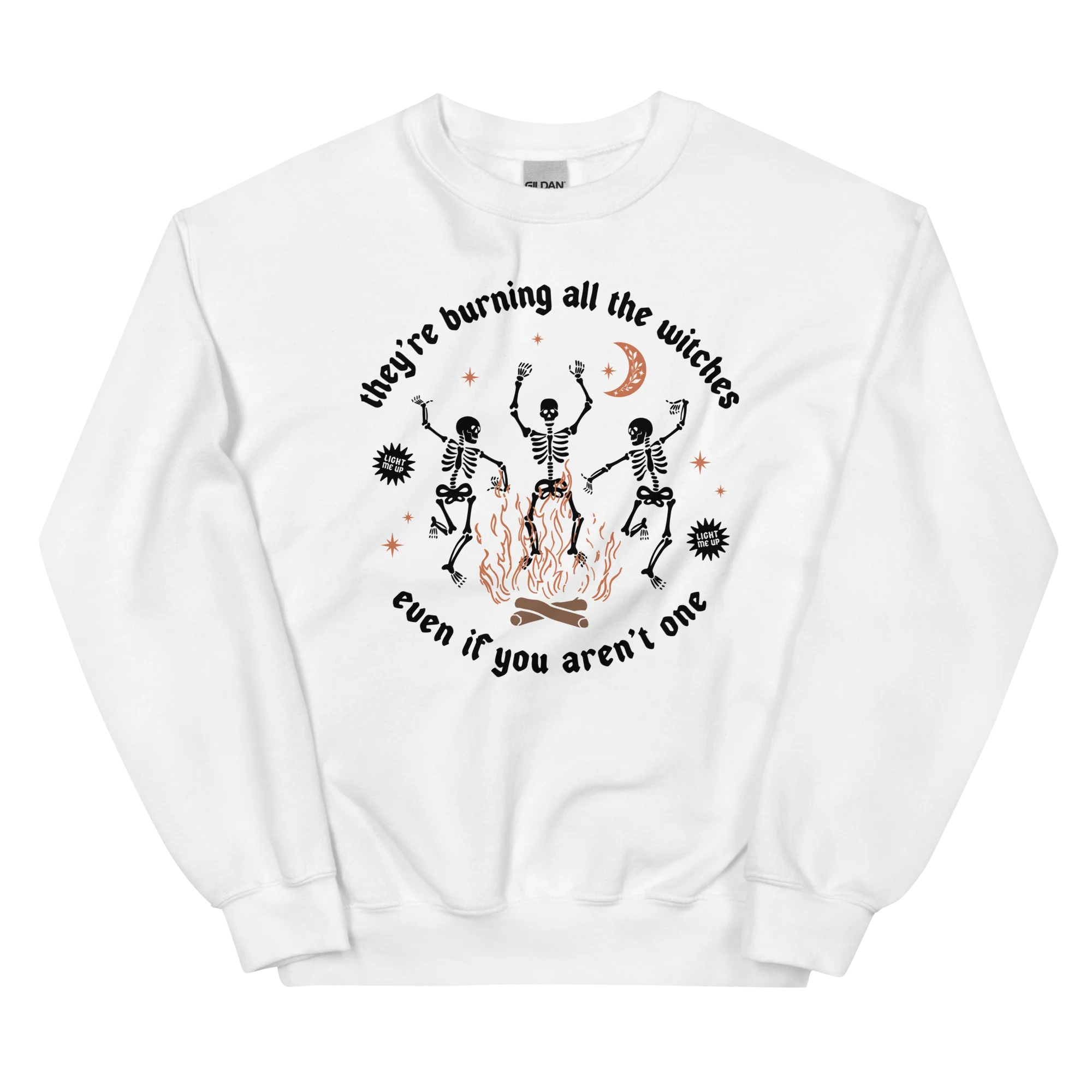 They're Burning All The Witches Crewneck Sweatshirt - Image 8