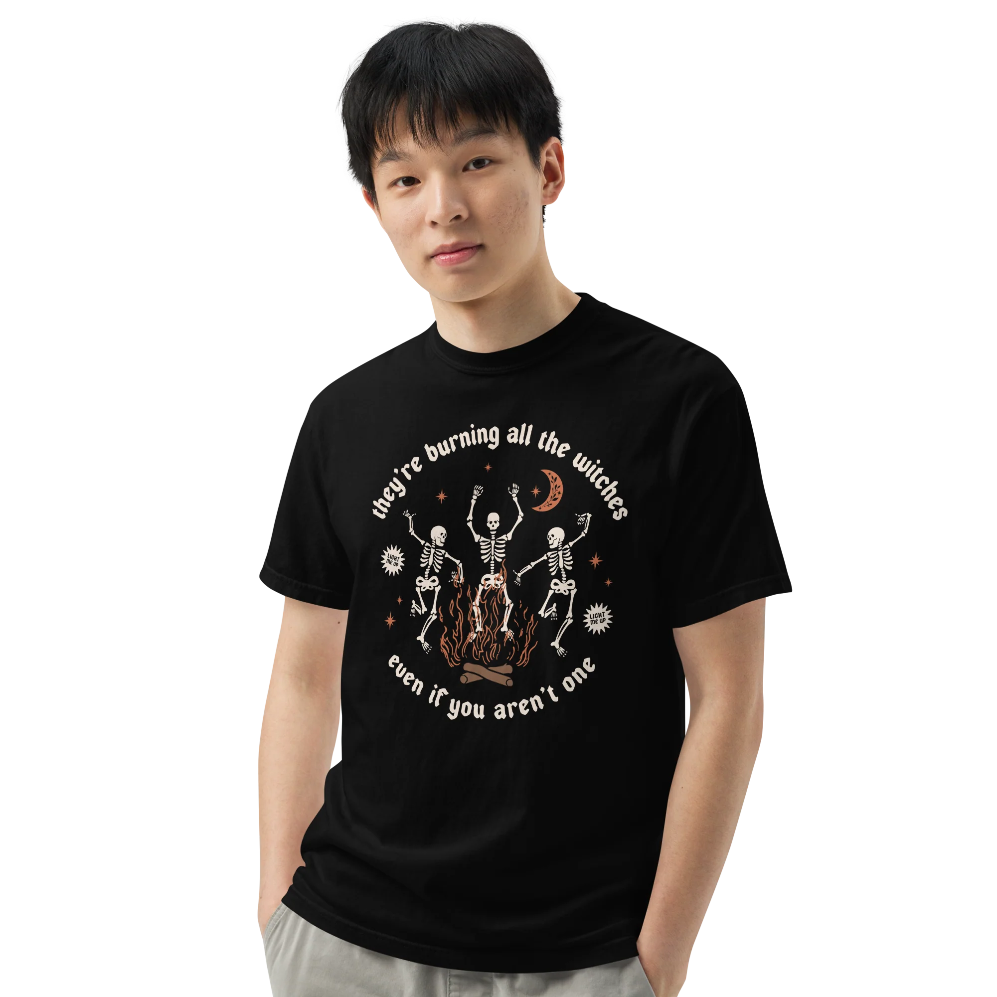 They're Burning All The Witches Classic T-Shirt - Image 6