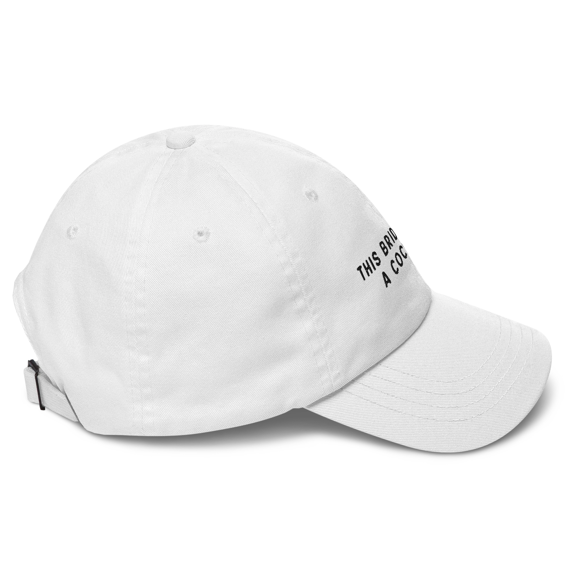 This Bride Needs A Cocktail Embroidered Cap - Image 3