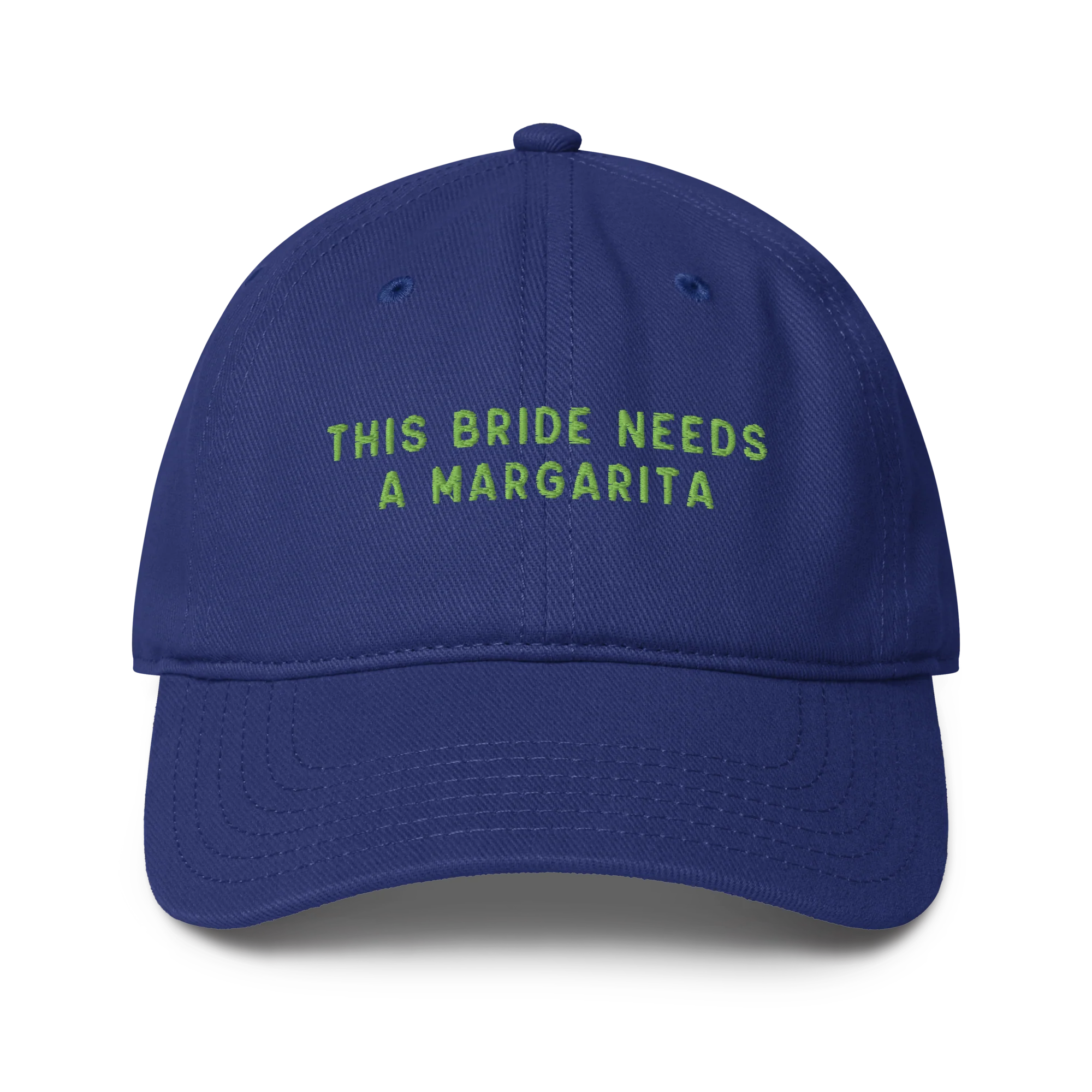 This Bride Needs A Margarita Embroidered Baseball Cap - Image 7