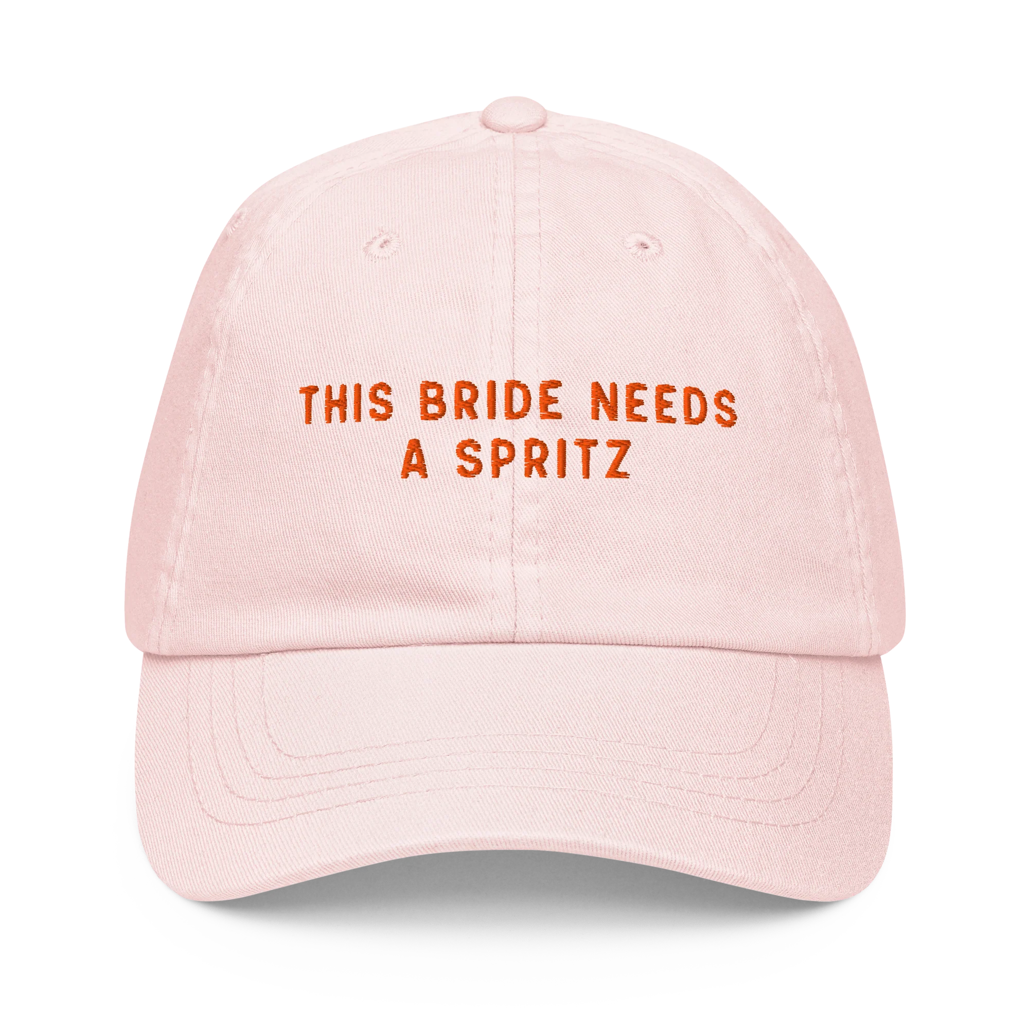 This Bride Needs A Spritz Embroidered Pastel Baseball Cap - Image 5