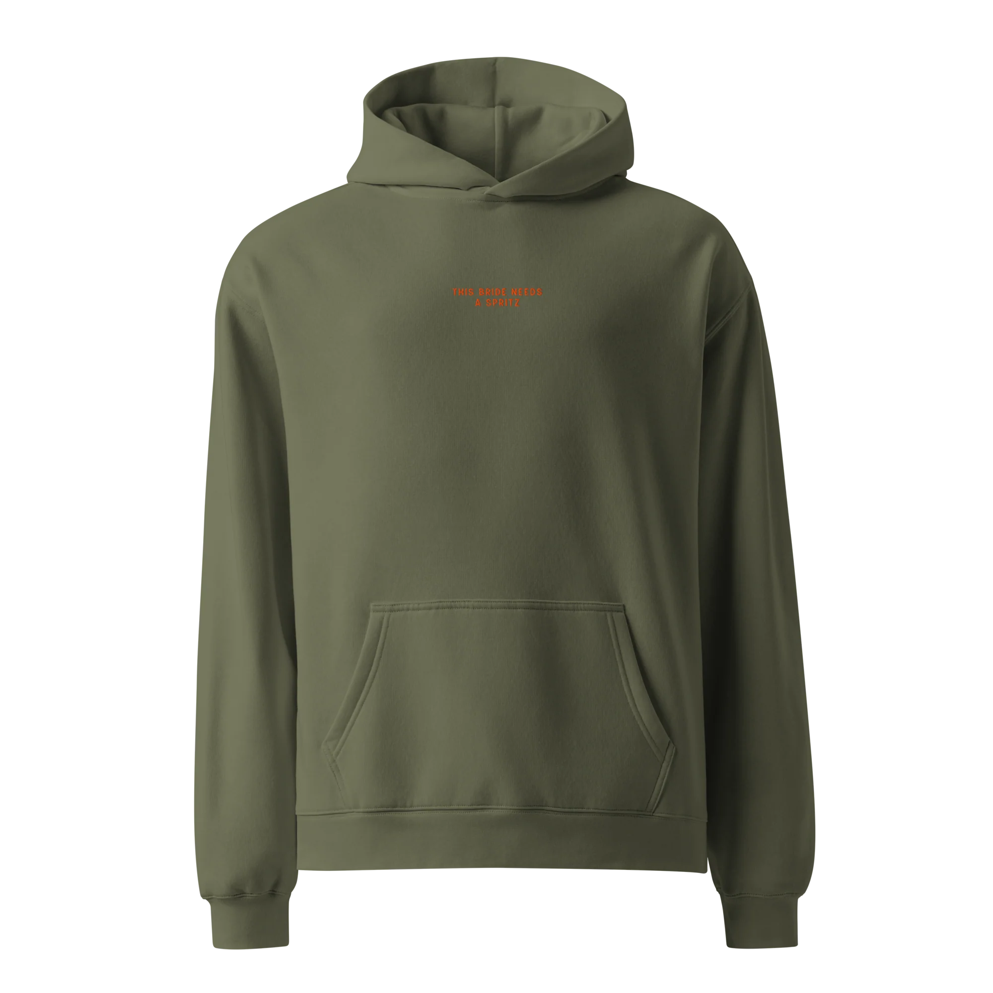 This Bride Needs A Spritz Embroidered Premium Oversized Hoodie - Image 10