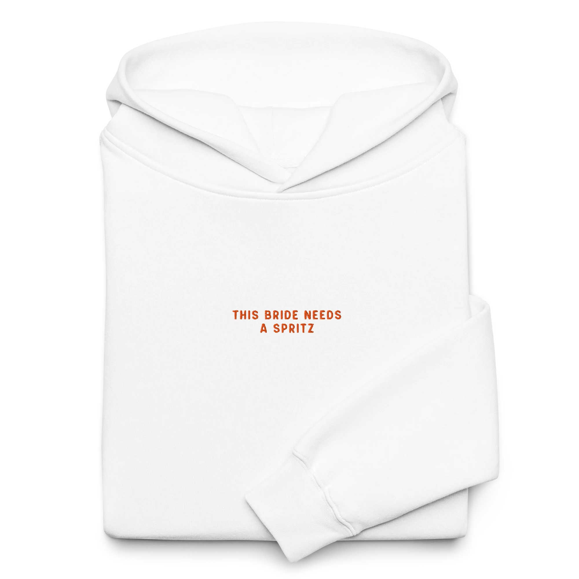 This Bride Needs A Spritz Embroidered Premium Oversized Hoodie - Image 3