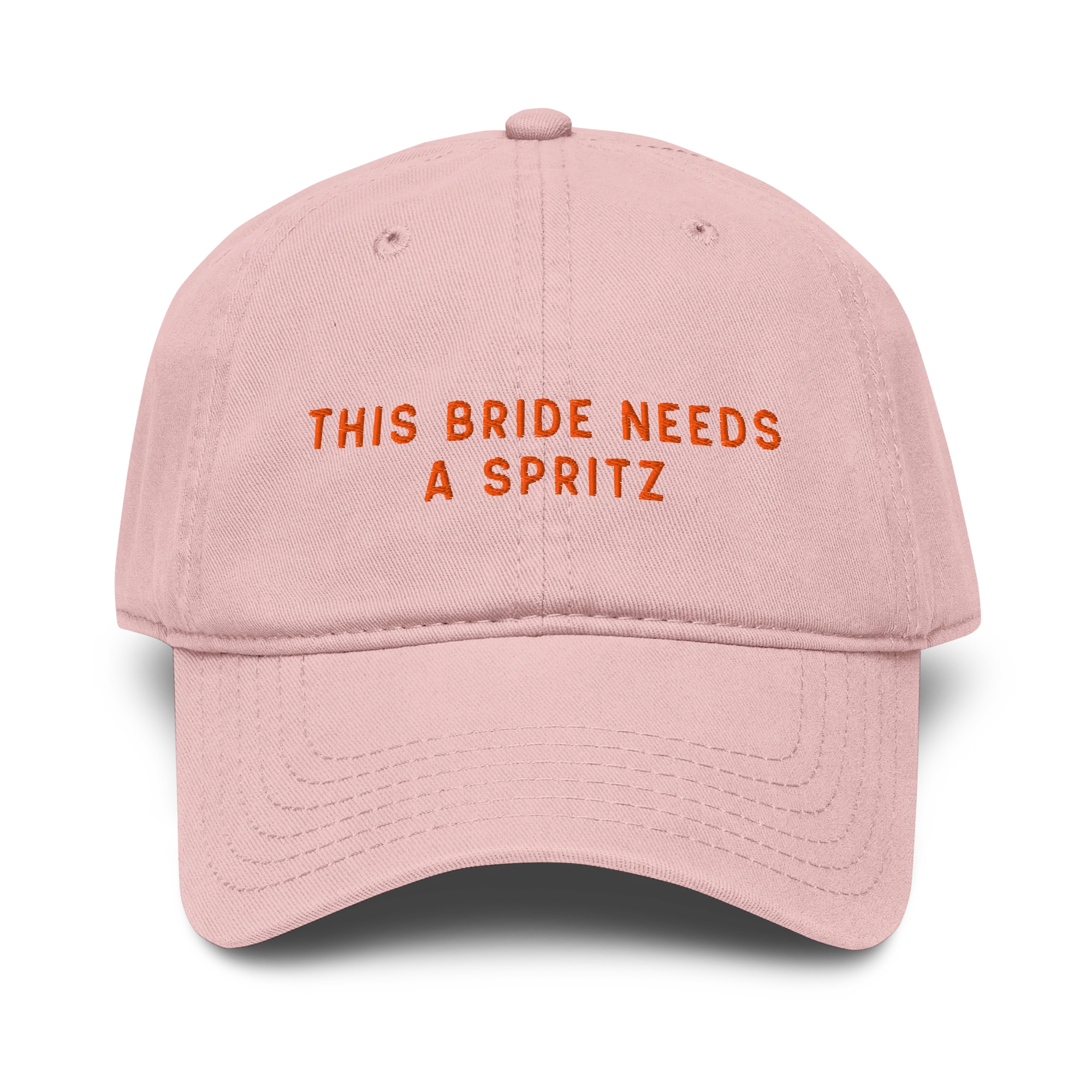 This Bride Needs A Spritz Embroidered Vintage Wash Baseball Cap