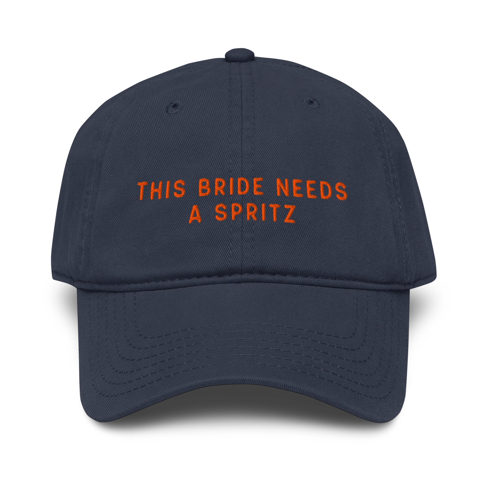 This Bride Needs A Spritz Embroidered Vintage Wash Baseball Cap - Image 2