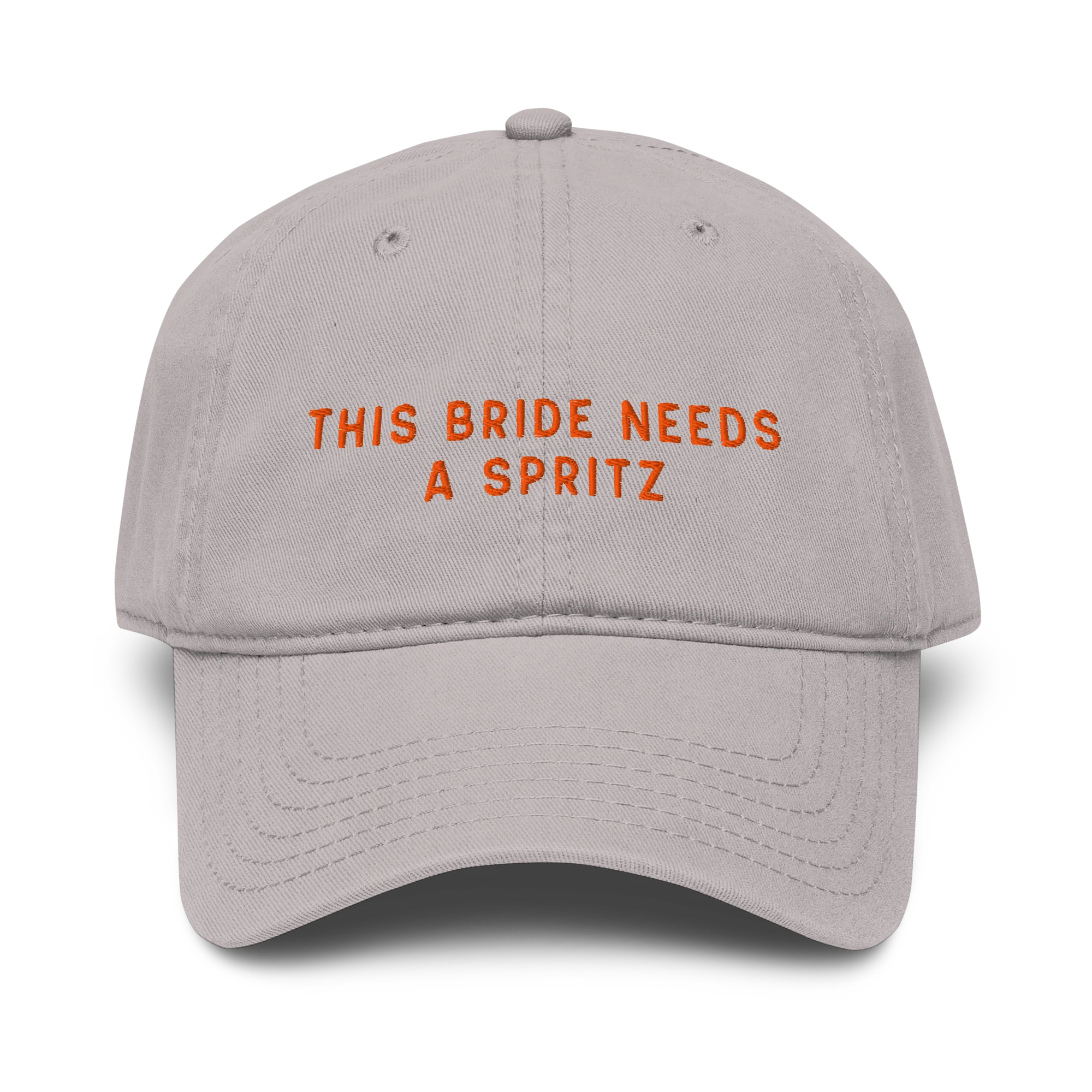 This Bride Needs A Spritz Embroidered Vintage Wash Baseball Cap - Image 5