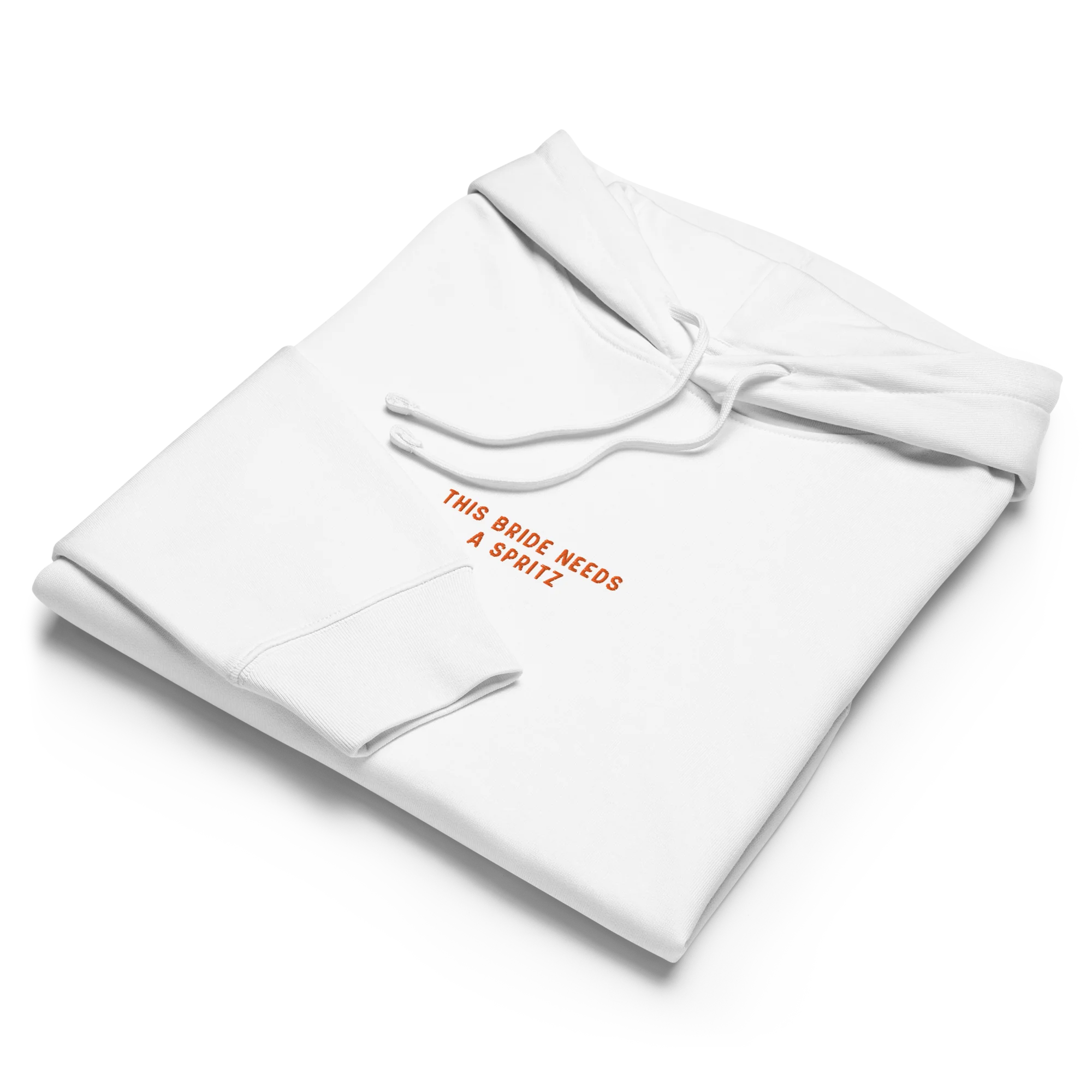 This Bride Needs A Spritz Embroidered Women’s Organic Hoodie - Image 3