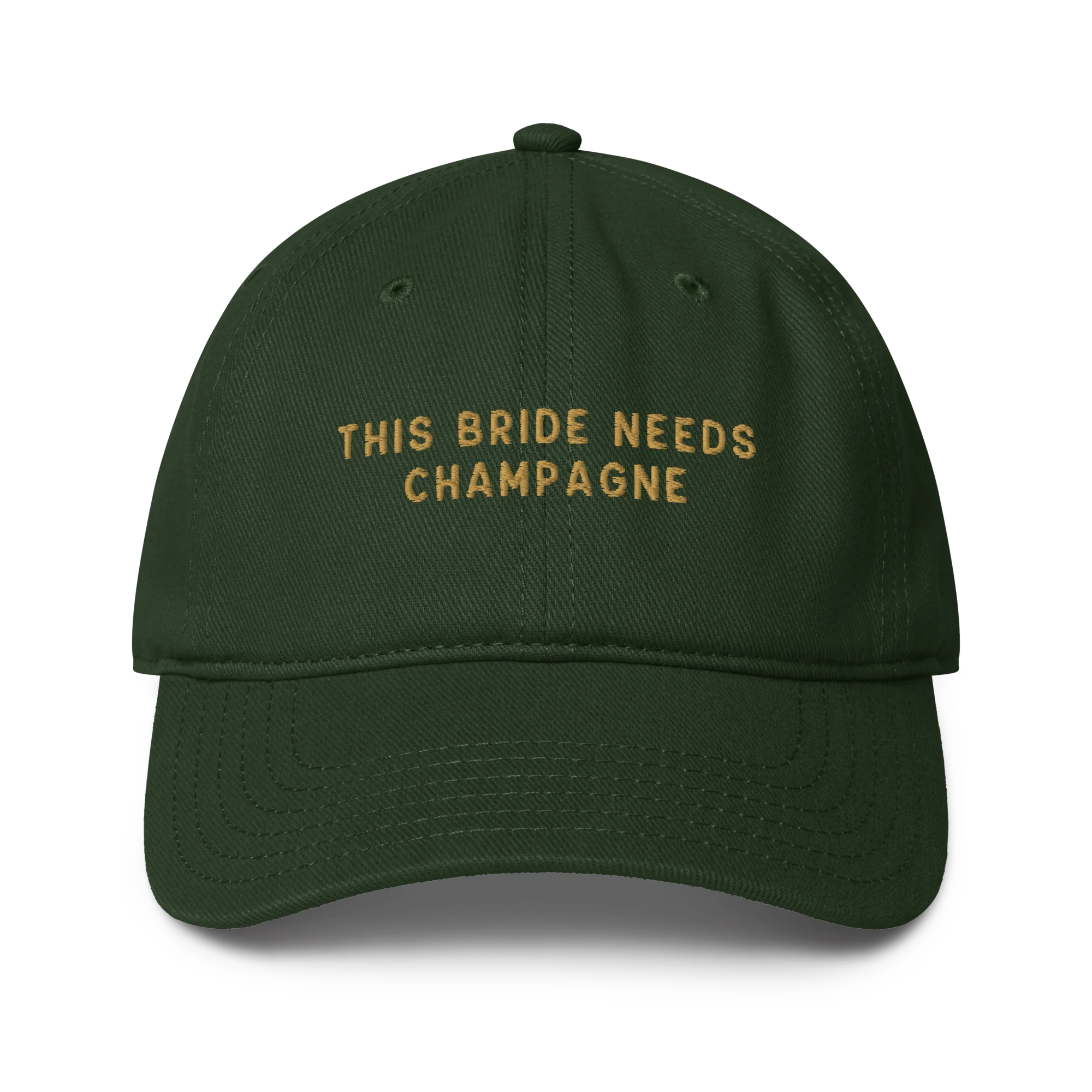 This Bride Needs Champagne Embroidered Baseball Cap - Image 4