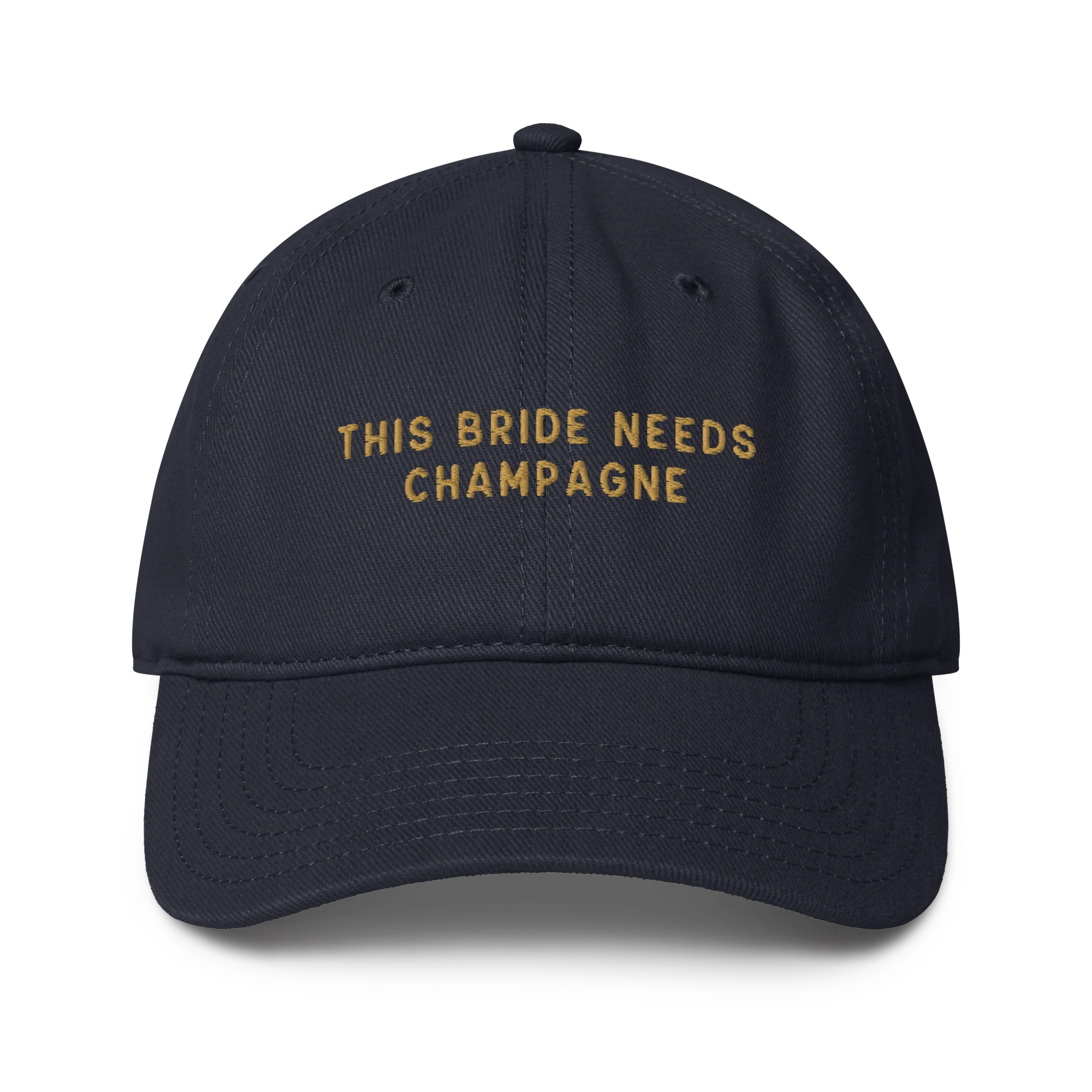 This Bride Needs Champagne Embroidered Baseball Cap - Image 5
